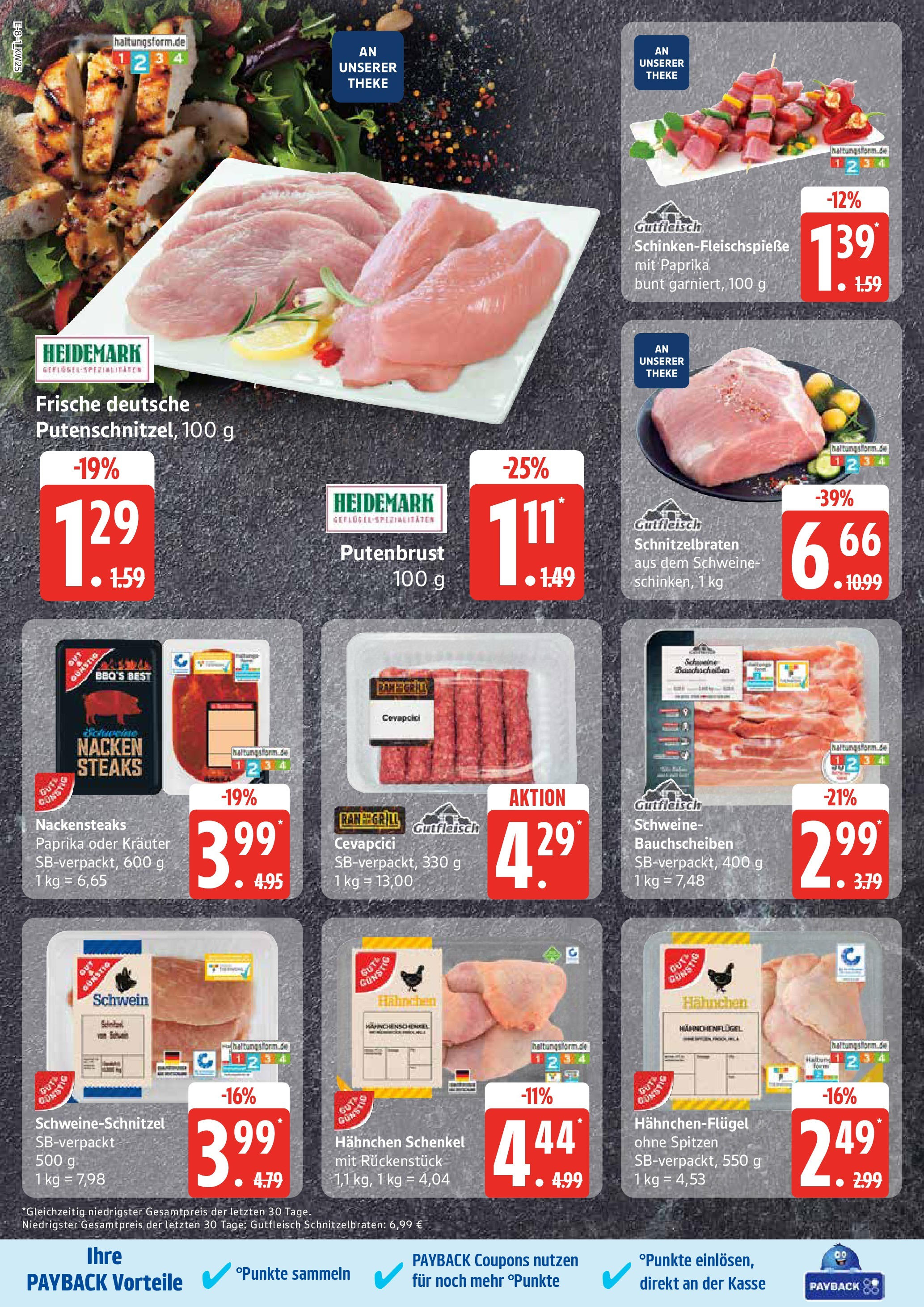 Edeka prospekt Neu Wulmstorf	 (ab 15.06.2025) » Angebote Online | Seite: 8 | Produkte: Nackensteaks, Grill, Hahnchen, Theke