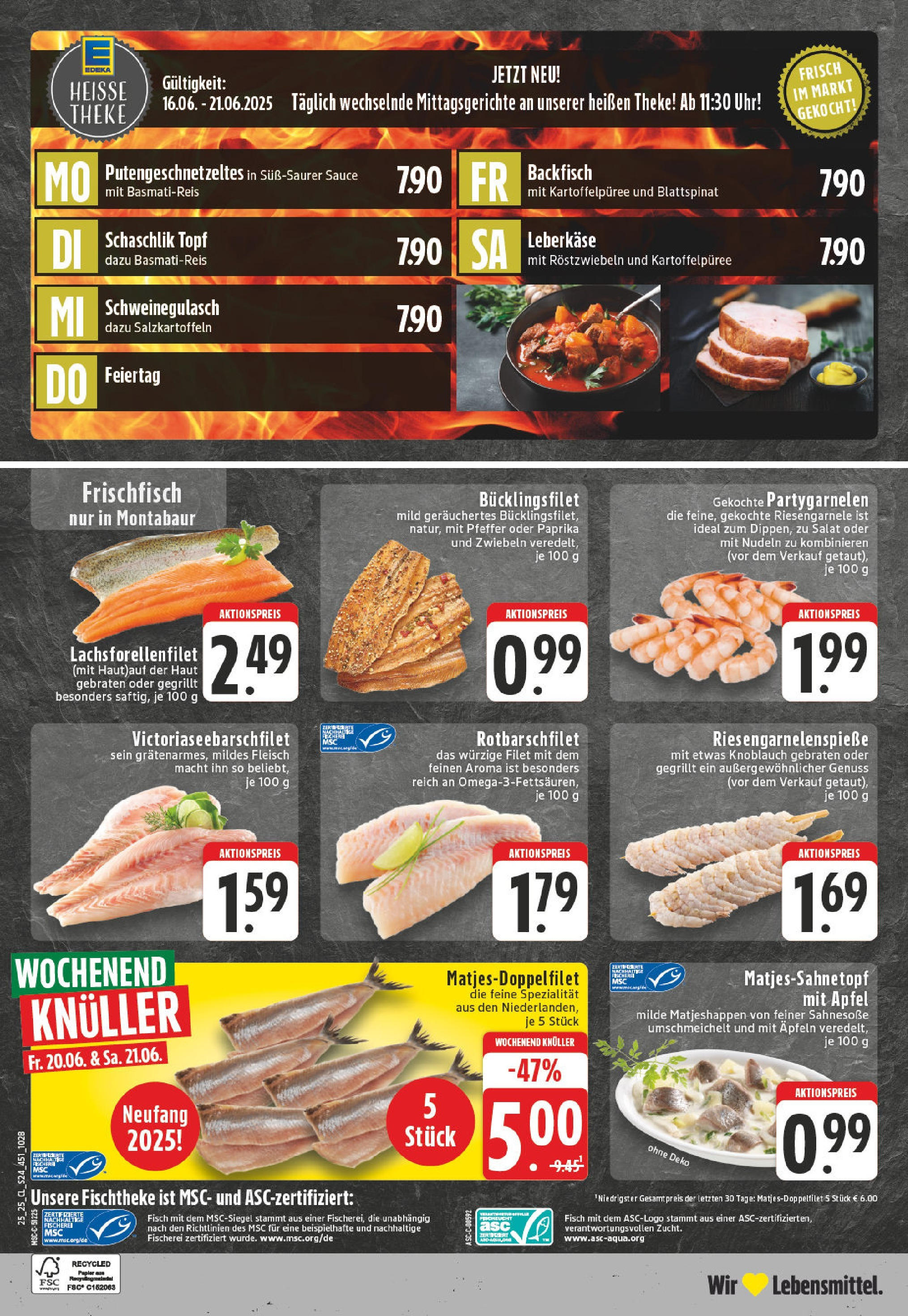 Edeka prospekt Montabaur	 (ab 15.06.2025) » Angebote Online | Seite: 24 | Produkte: Zwiebeln, Knoblauch, Uhr, Leberkase