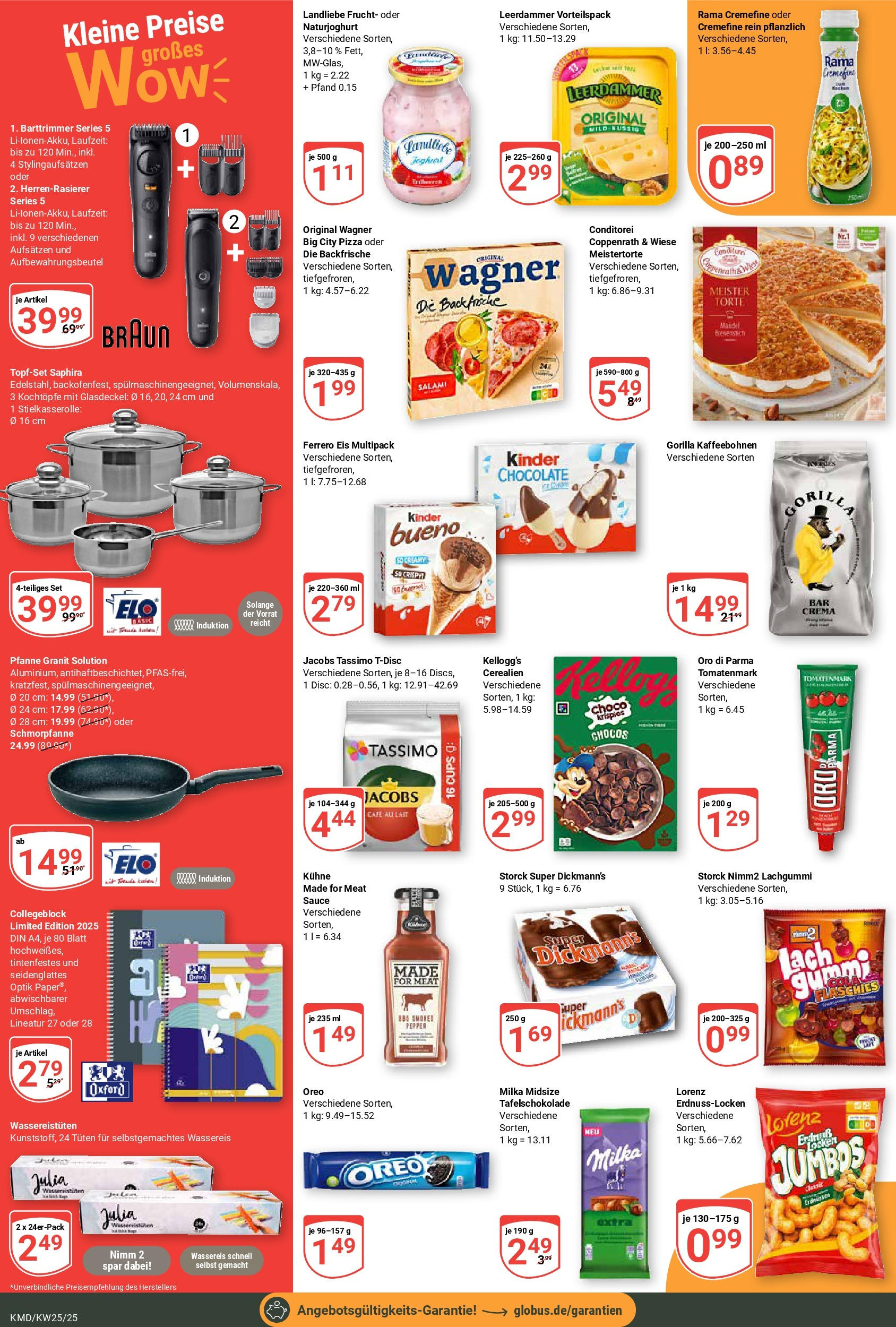 Globus prospekt Köln	 (ab 15.06.2025) » Angebote online | Seite: 6 | Produkte: Kinder bueno, Milka, Notebook, Tassimo