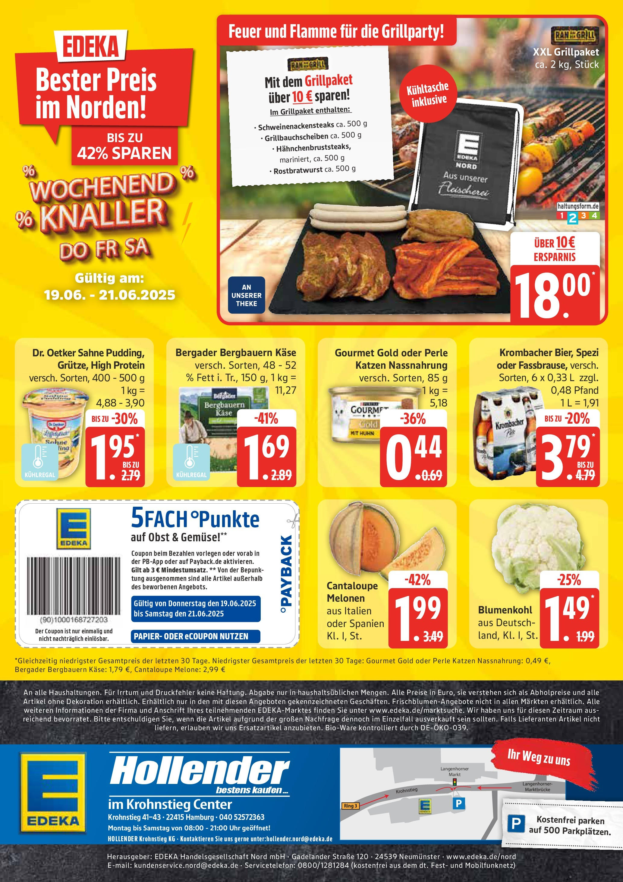 Edeka prospekt Hamburg	 (ab 15.06.2025) » Angebote Online | Seite: 20 | Produkte: Käse, Theke, Gemüse, Uhr