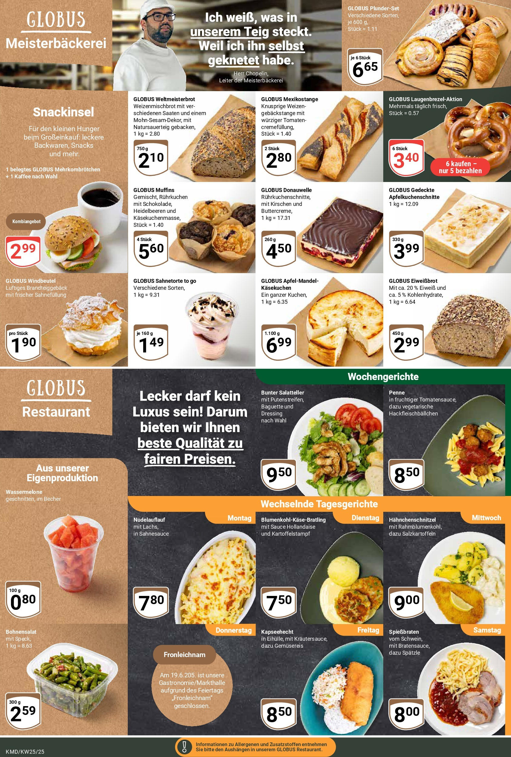 Globus prospekt Köln	 (ab 15.06.2025) » Angebote online | Seite: 9 | Produkte: Kaffee, Heidelbeeren, Wassermelone, Pasta