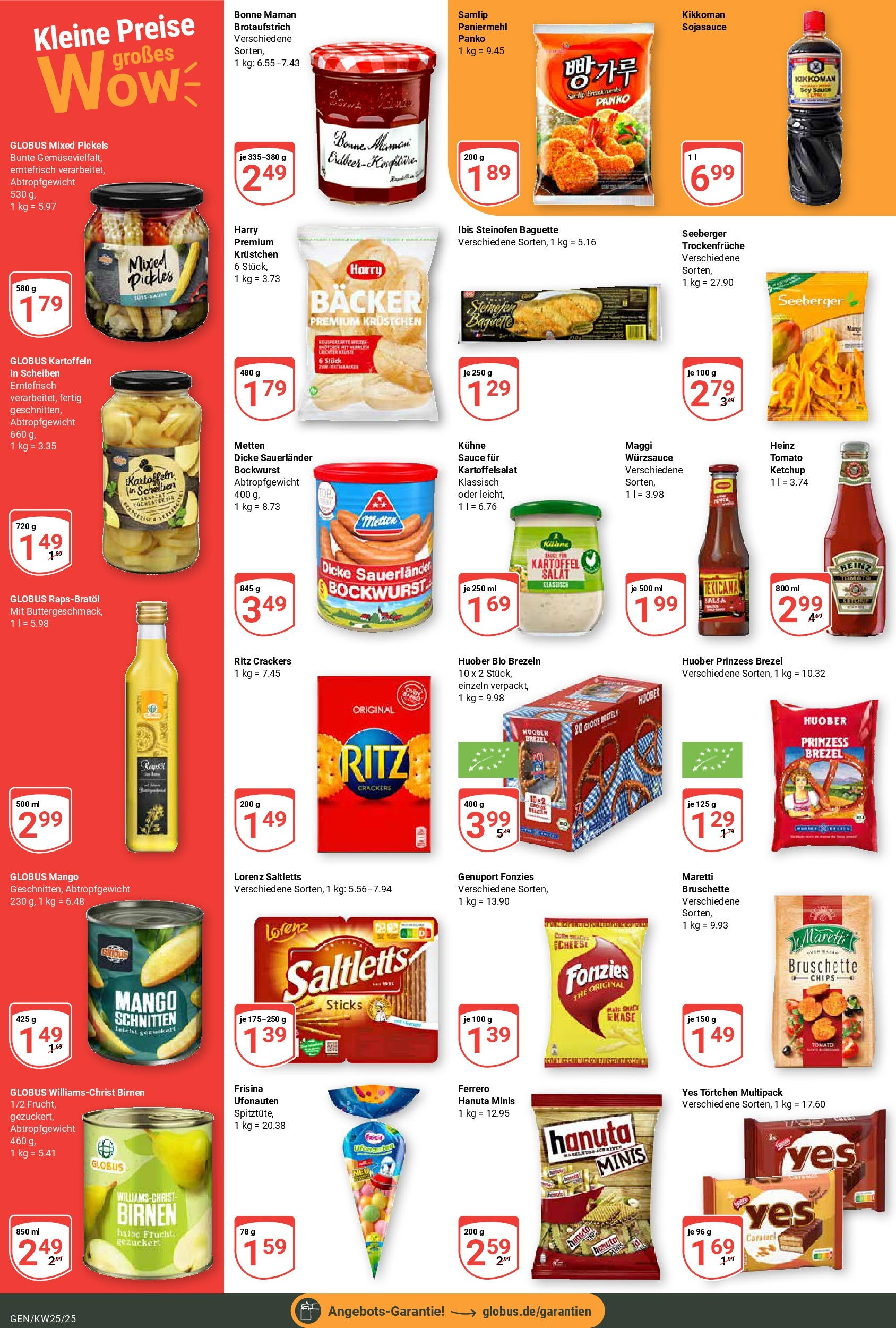 Globus prospekt Gensingen	 (ab 15.06.2025) » Angebote online | Seite: 3 | Produkte: Käse, Chips, Bonne maman, Salat