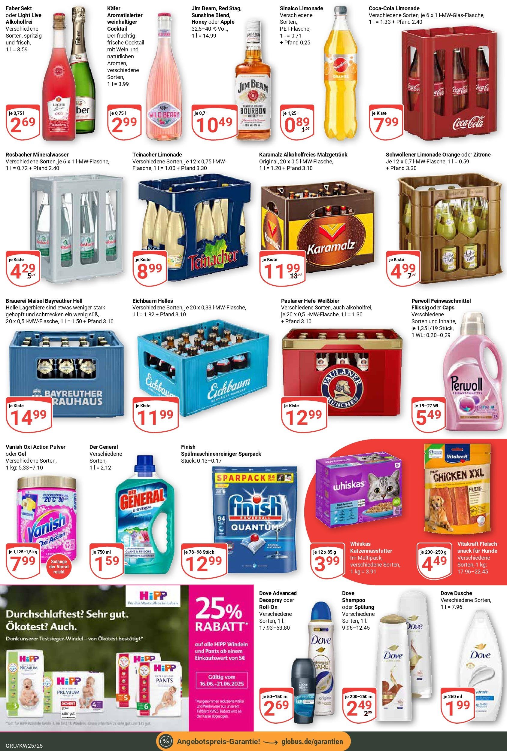 Globus prospekt Grünstadt	 (ab 15.06.2025) » Angebote online | Seite: 3 | Produkte: Coca cola, Shampoo, Apple, Bourbon
