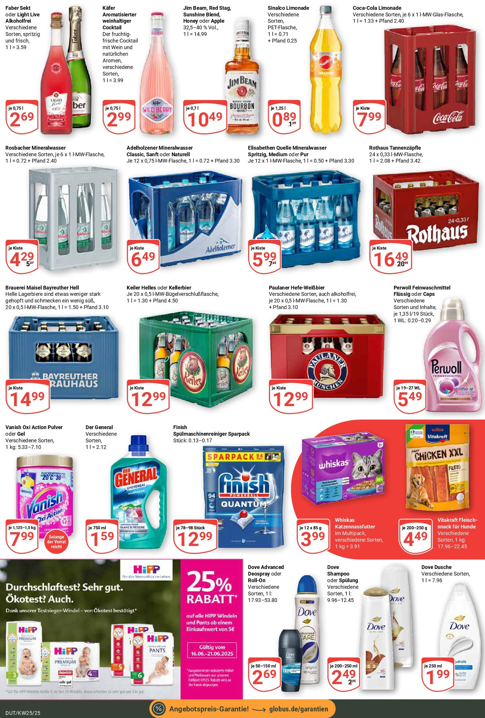 Globus prospekt Wetzlar-Dutenhofen	 (ab 15.06.2025) » Angebote online | Seite: 3 | Produkte: Coca cola, Spülung, Deodorant, Paulaner