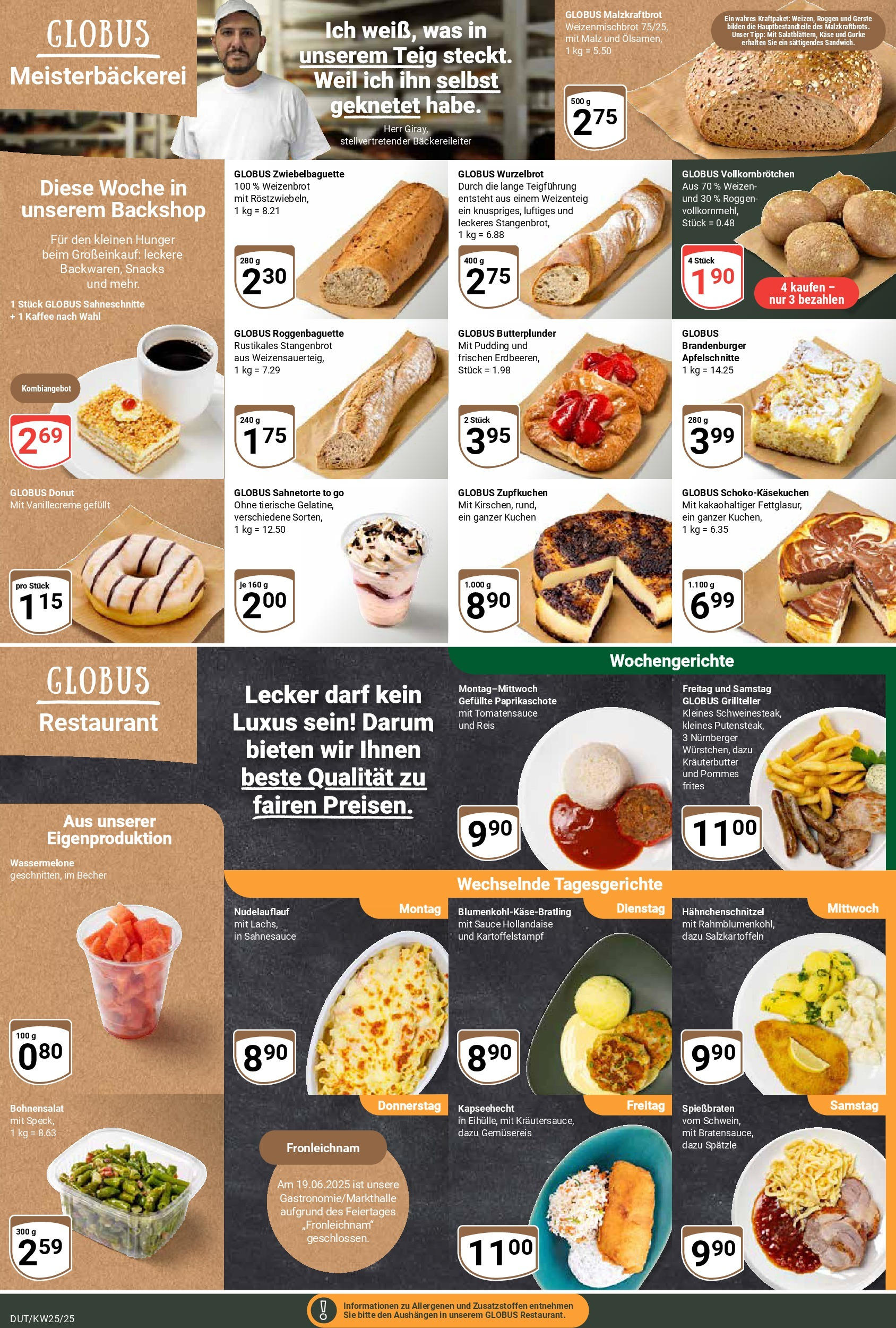 Globus prospekt Wetzlar-Dutenhofen	 (ab 15.06.2025) » Angebote online | Seite: 5 | Produkte: Käse, Pommes frites, Kuchen, Erdbeeren