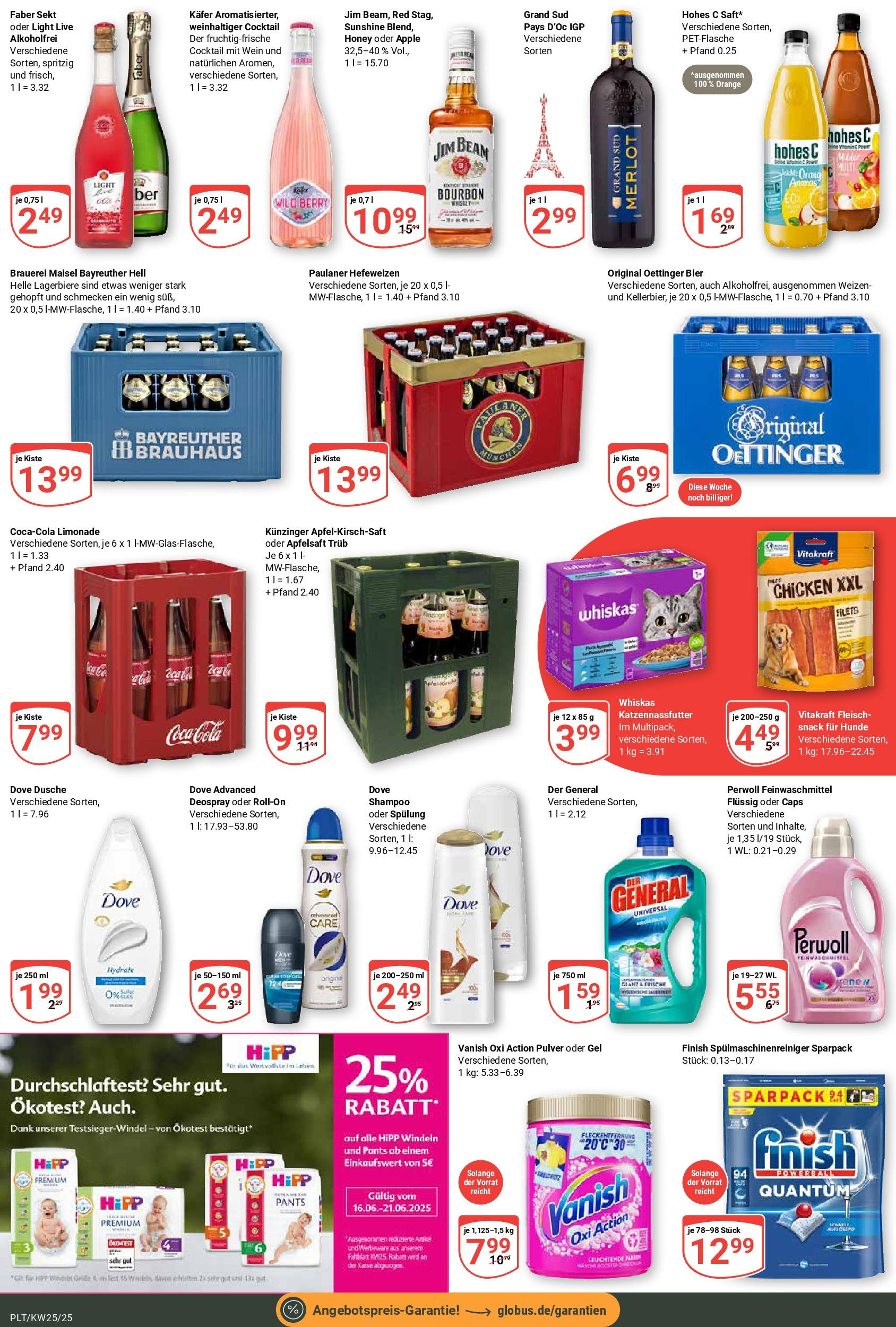 Globus prospekt Plattling	 (ab 15.06.2025) » Angebote online | Seite: 4 | Produkte: Finish, Spülung, Shower Gel, Fleisch