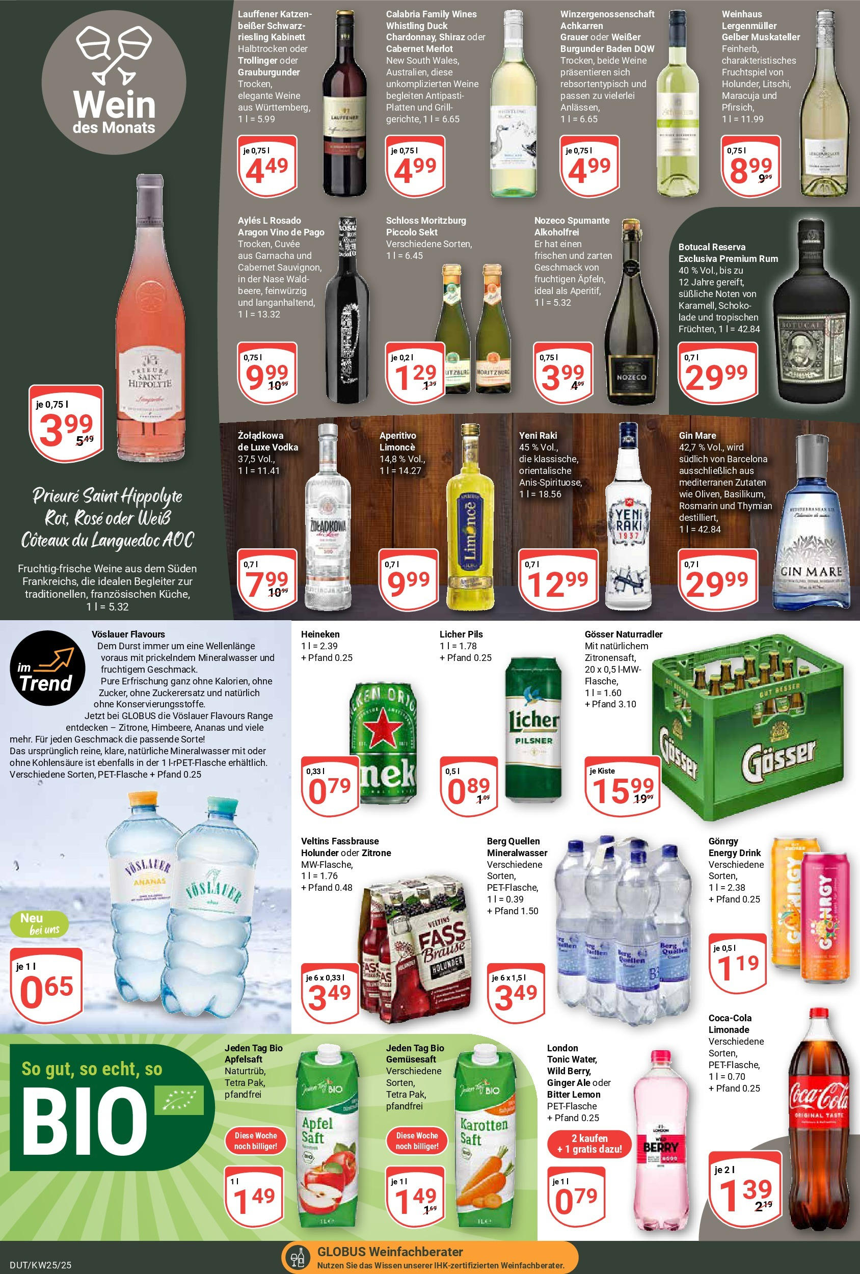 Globus prospekt Wetzlar-Dutenhofen	 (ab 15.06.2025) » Angebote online | Seite: 14 | Produkte: Cola, Äpfel, Apfelsaft, Fassbrause