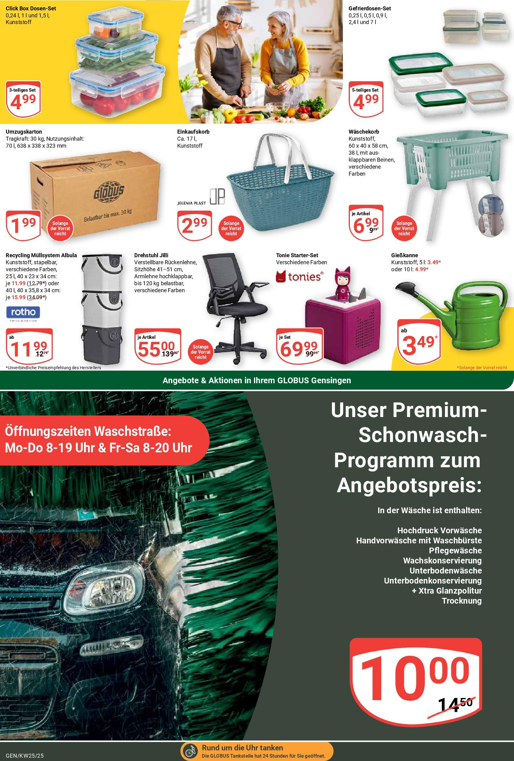 Globus prospekt Gensingen	 (ab 15.06.2025) » Angebote online | Seite: 21 | Produkte: Box, Uhr