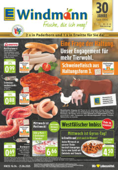 Vorschau von dem Prospekt des Geschäftes Edeka, gültig ab dem 15.06.2025