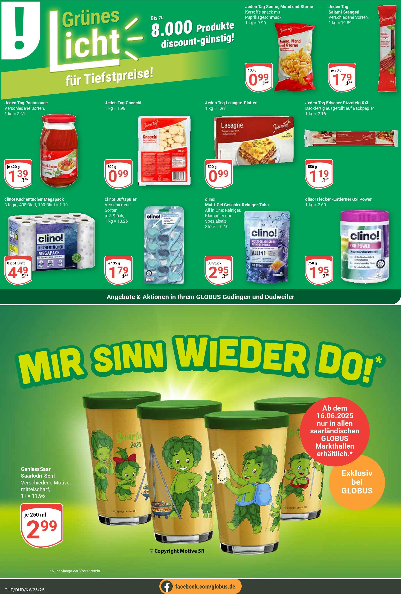 Globus prospekt Saarbrücken-Güdingen	 (ab 15.06.2025) » Angebote online | Seite: 6 | Produkte: Fleckenentferner, Klarspüler