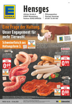Vorschau von dem Prospekt des Geschäftes Edeka, gültig ab dem 15.06.2025