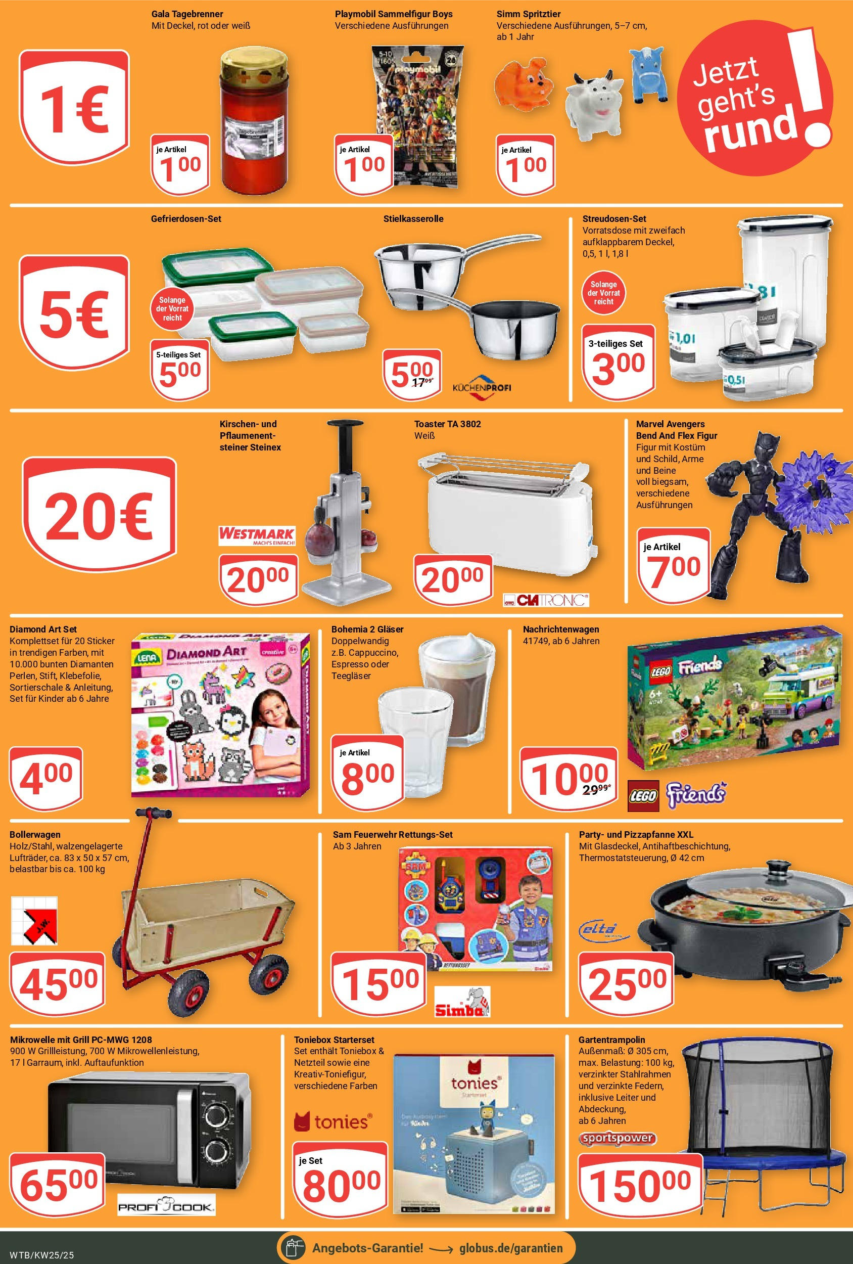 Globus prospekt Wächtersbach	 (ab 15.06.2025) » Angebote online | Seite: 19 | Produkte: Grill, Trampoline, Audio, Player