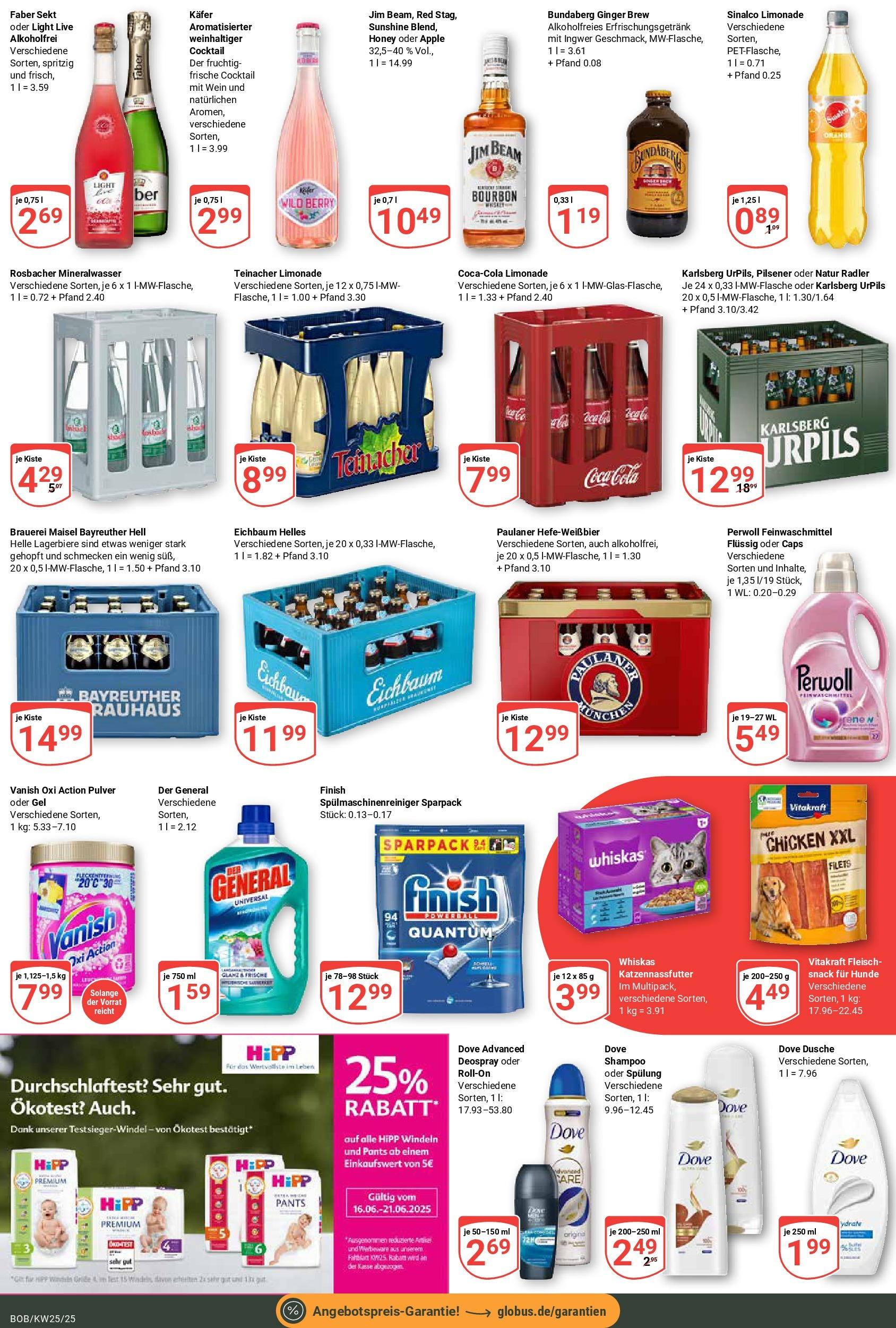 Globus prospekt Bobenheim-Roxheim	 (ab 15.06.2025) » Angebote online | Seite: 3 | Produkte: Cola, Apple, Whiskey, Paulaner