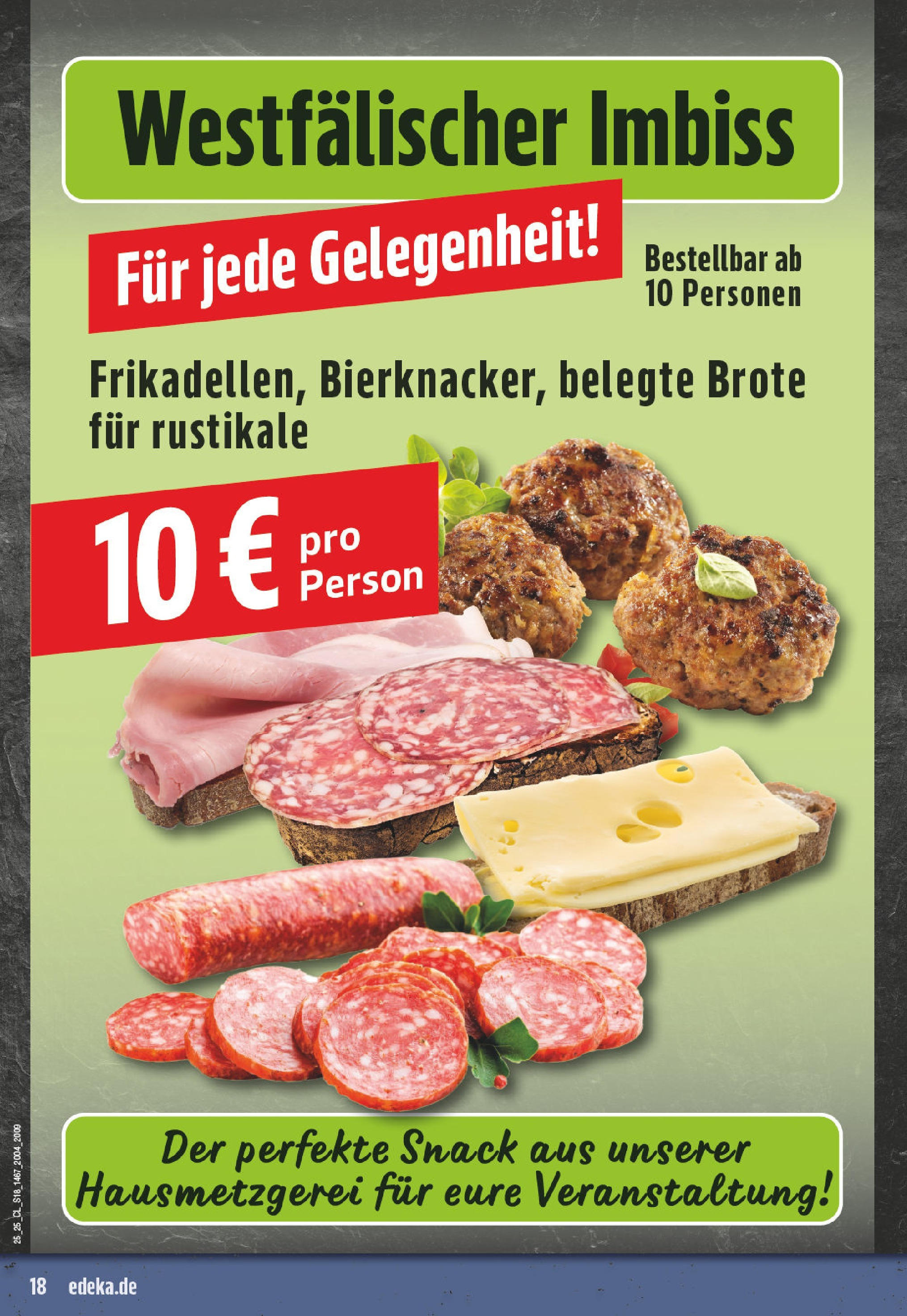 Edeka prospekt Paderborn - Wewer	 (ab 15.06.2025) » Angebote Online | Seite: 18