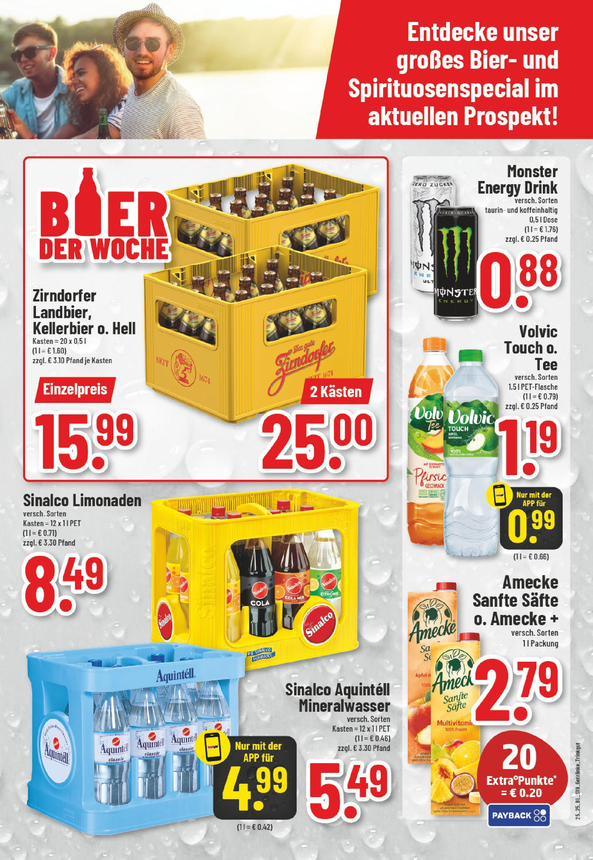 Edeka prospekt Everswinkel	 (ab 15.06.2025) » Angebote Online | Seite: 19 | Produkte: Cola, Bier, Äpfel, Volvic touch