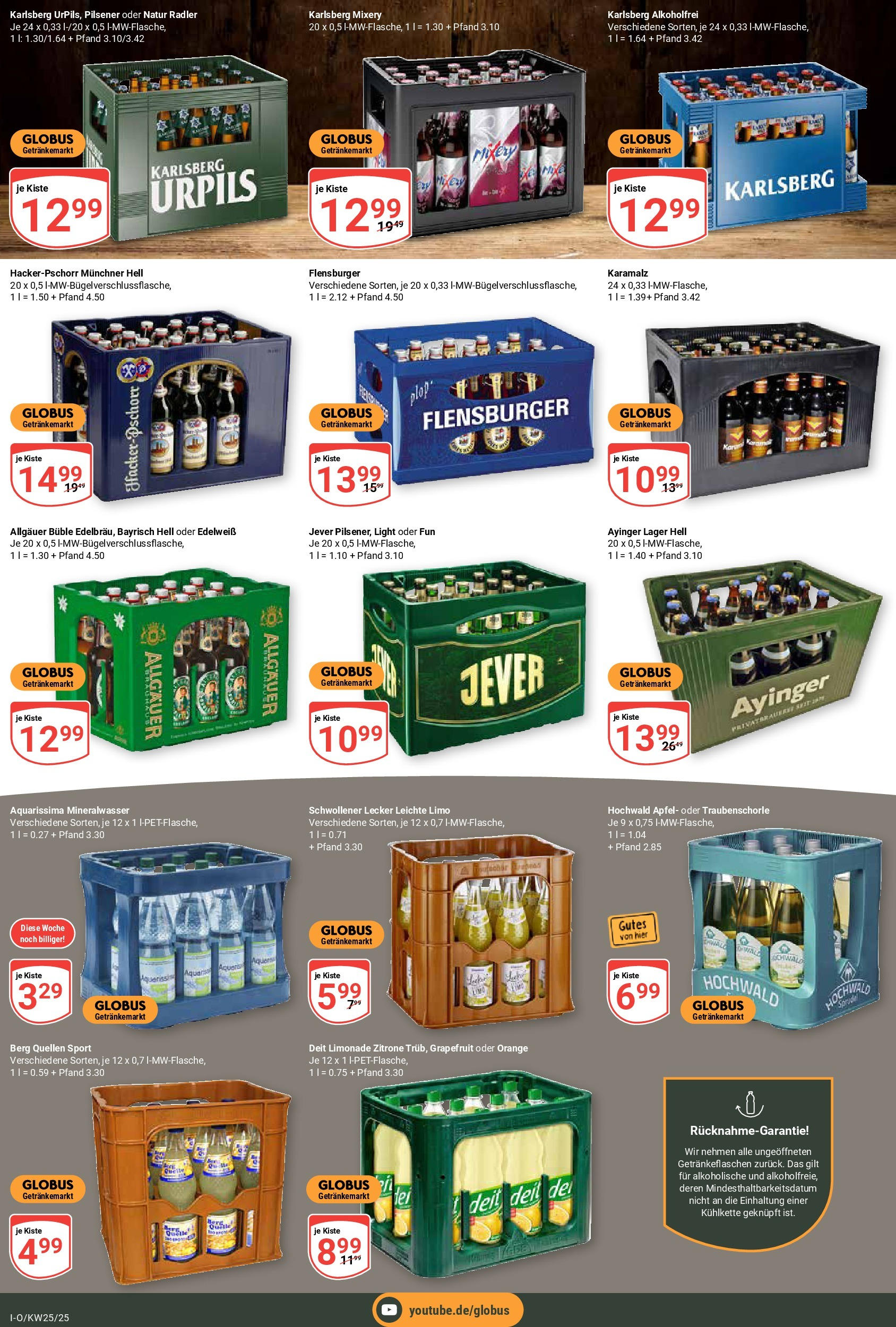 Globus prospekt Idar-Oberstein	 (ab 15.06.2025) » Angebote online | Seite: 17 | Produkte: Äpfel, Flensburger, Zitrone, Mixery