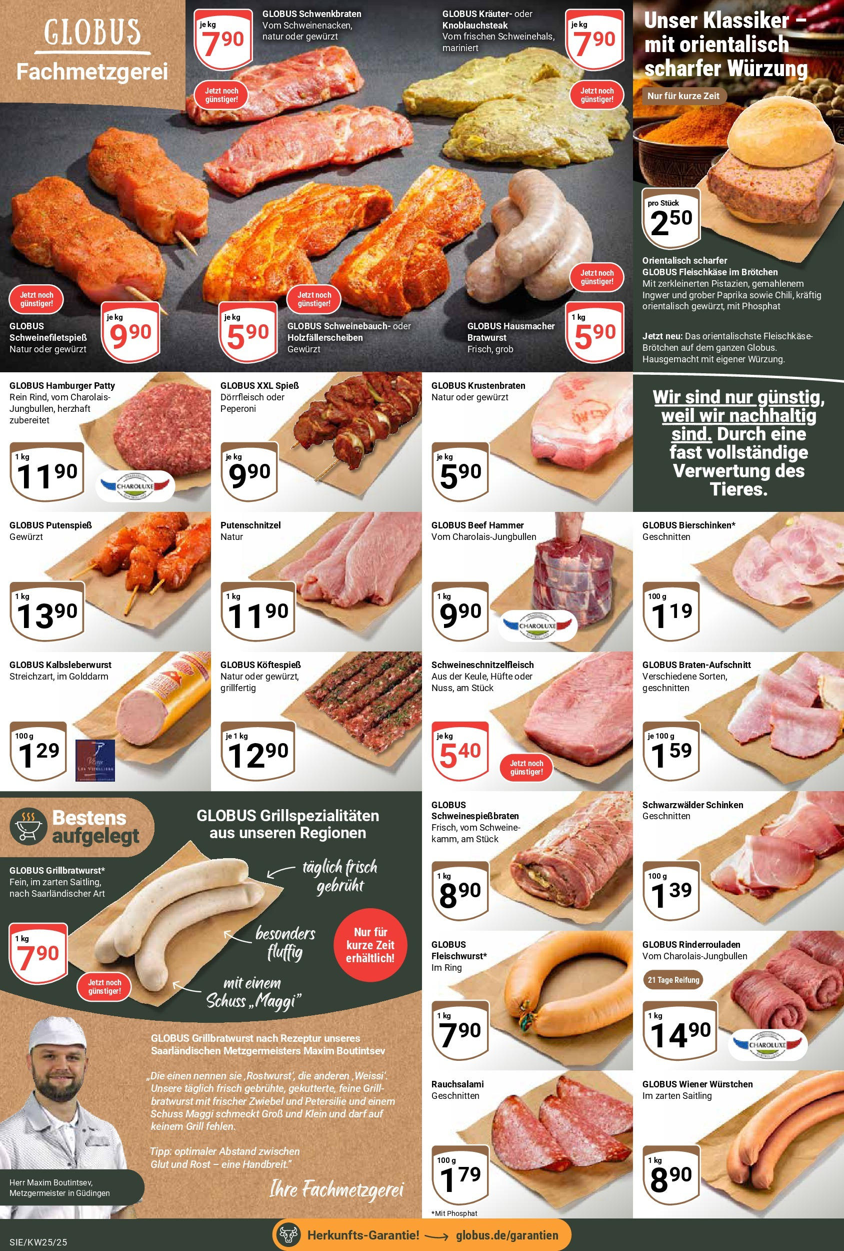 Globus prospekt Siegen	 (ab 15.06.2025) » Angebote online | Seite: 7 | Produkte: Maggi, Paprika, Putenschnitzel, Salami