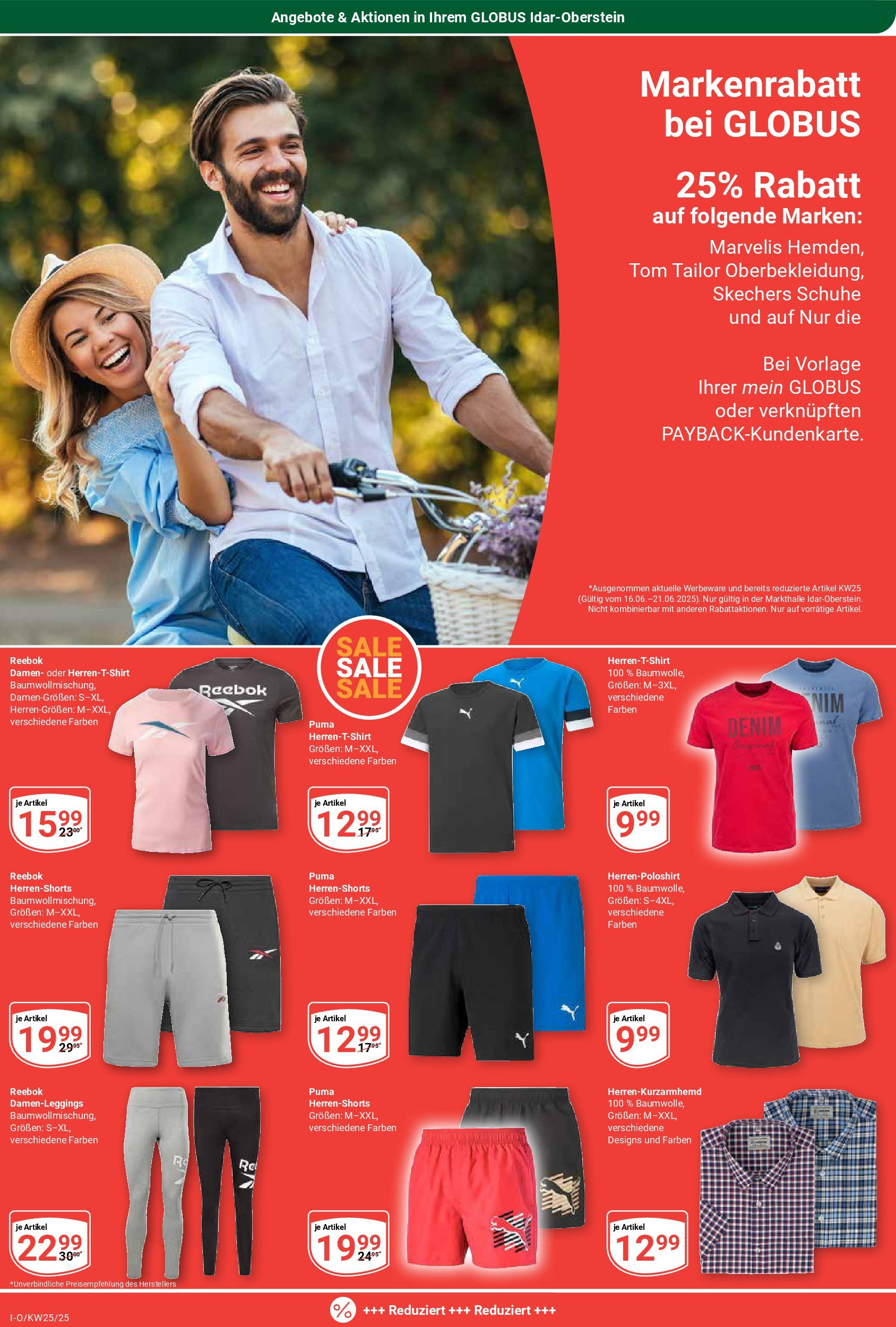 Globus prospekt Idar-Oberstein	 (ab 15.06.2025) » Angebote online | Seite: 21 | Produkte: Shirt, T-Shirt, Leggings