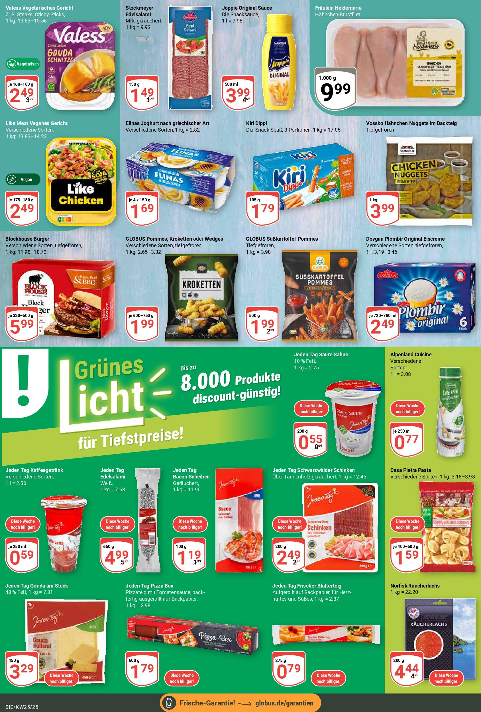 Globus prospekt Siegen	 (ab 15.06.2025) » Angebote online | Seite: 10 | Produkte: Joghurt, Schnitzel, Pasta, Pizza