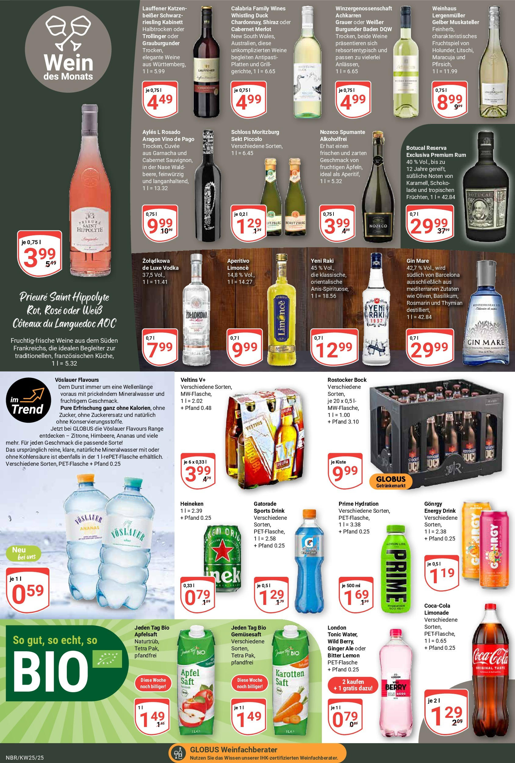 Globus prospekt Neubrandenburg	 (ab 15.06.2025) » Angebote online | Seite: 17 | Produkte: Sekt, Küche, Limonade, Saft