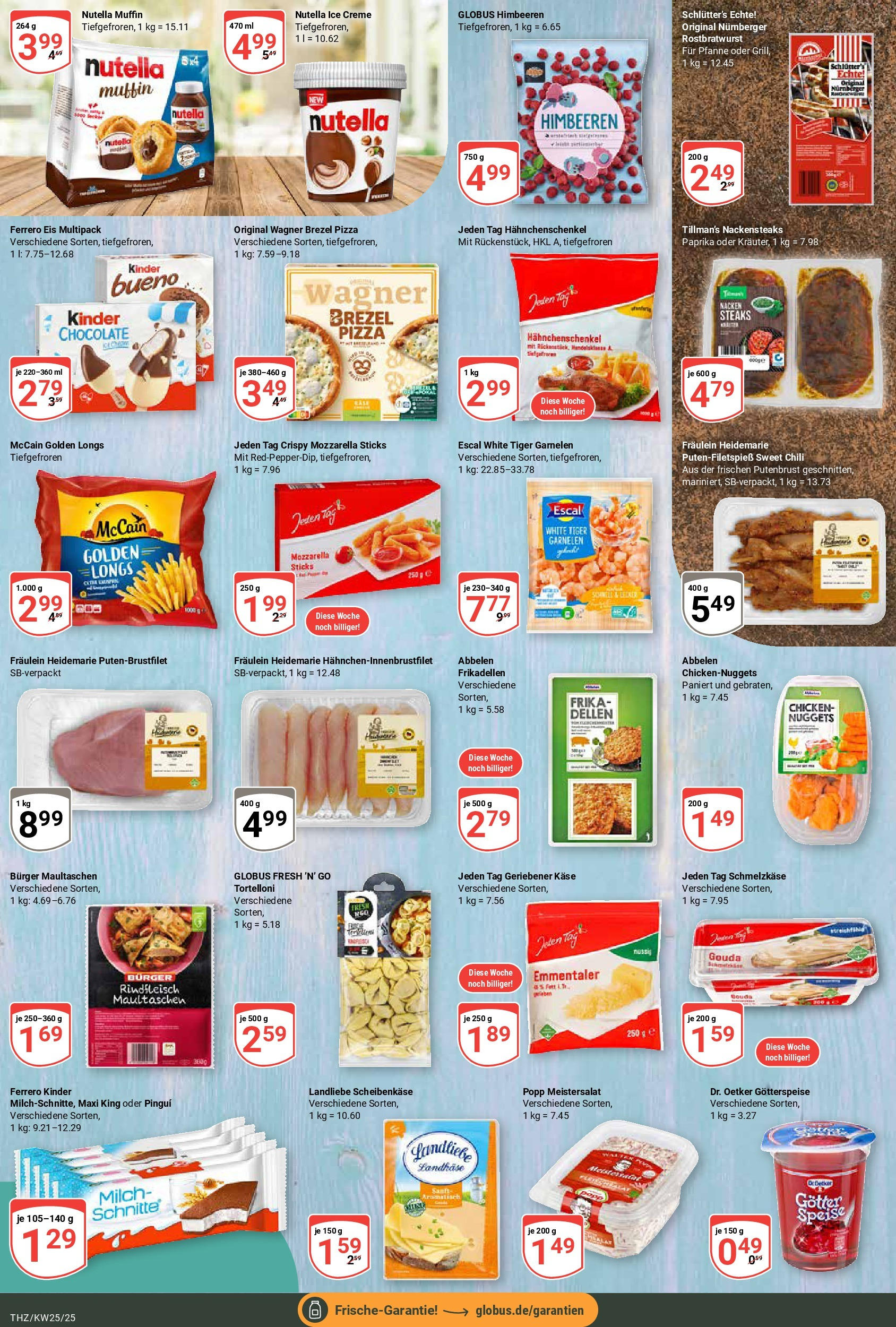 Globus prospekt Zeitz	 (ab 15.06.2025) » Angebote online | Seite: 13 | Produkte: Grill, Milch, Garnelen, Tiger garnelen