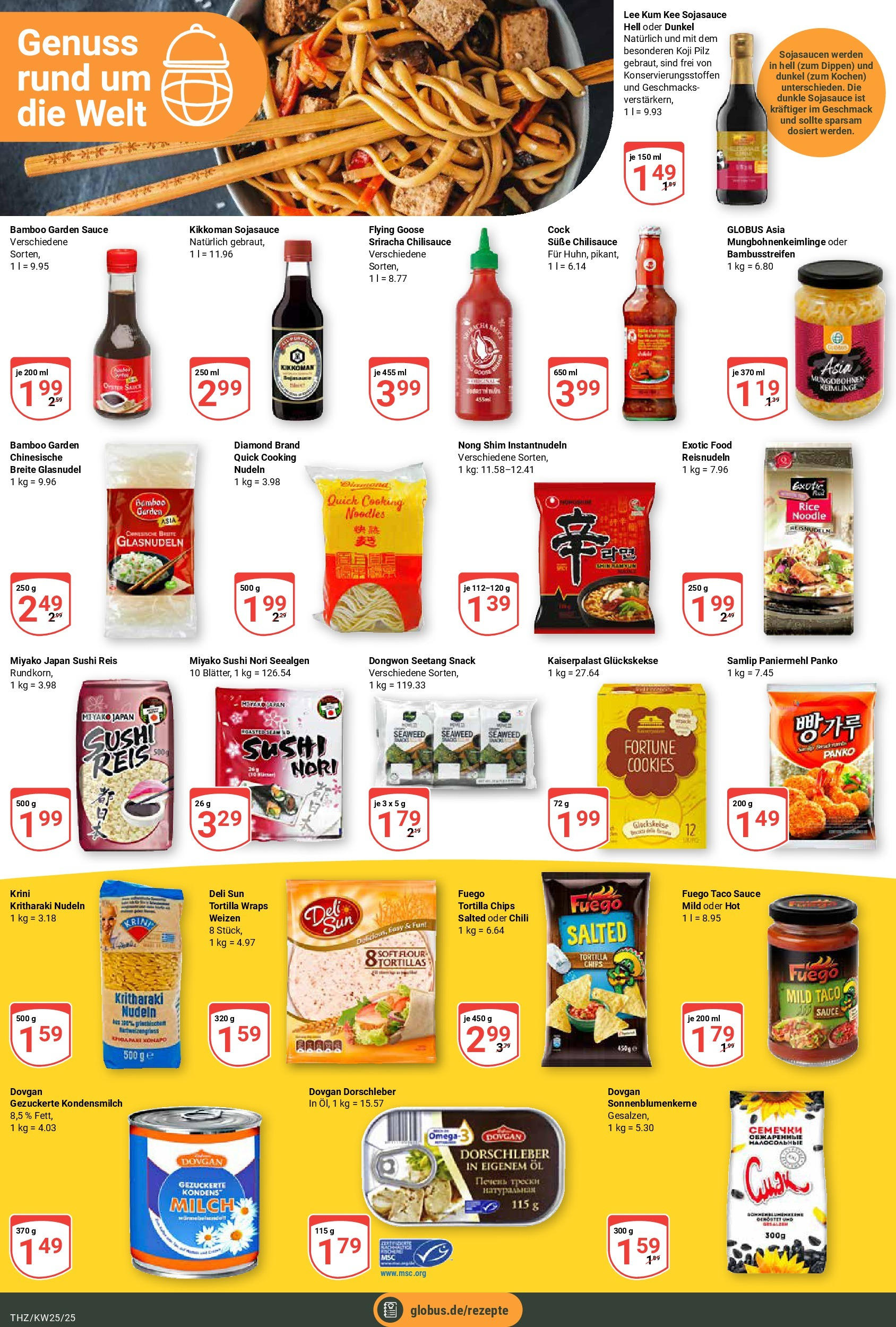 Globus prospekt Zeitz	 (ab 15.06.2025) » Angebote online | Seite: 19 | Produkte: Milch, Pasta, Reis, Nudeln