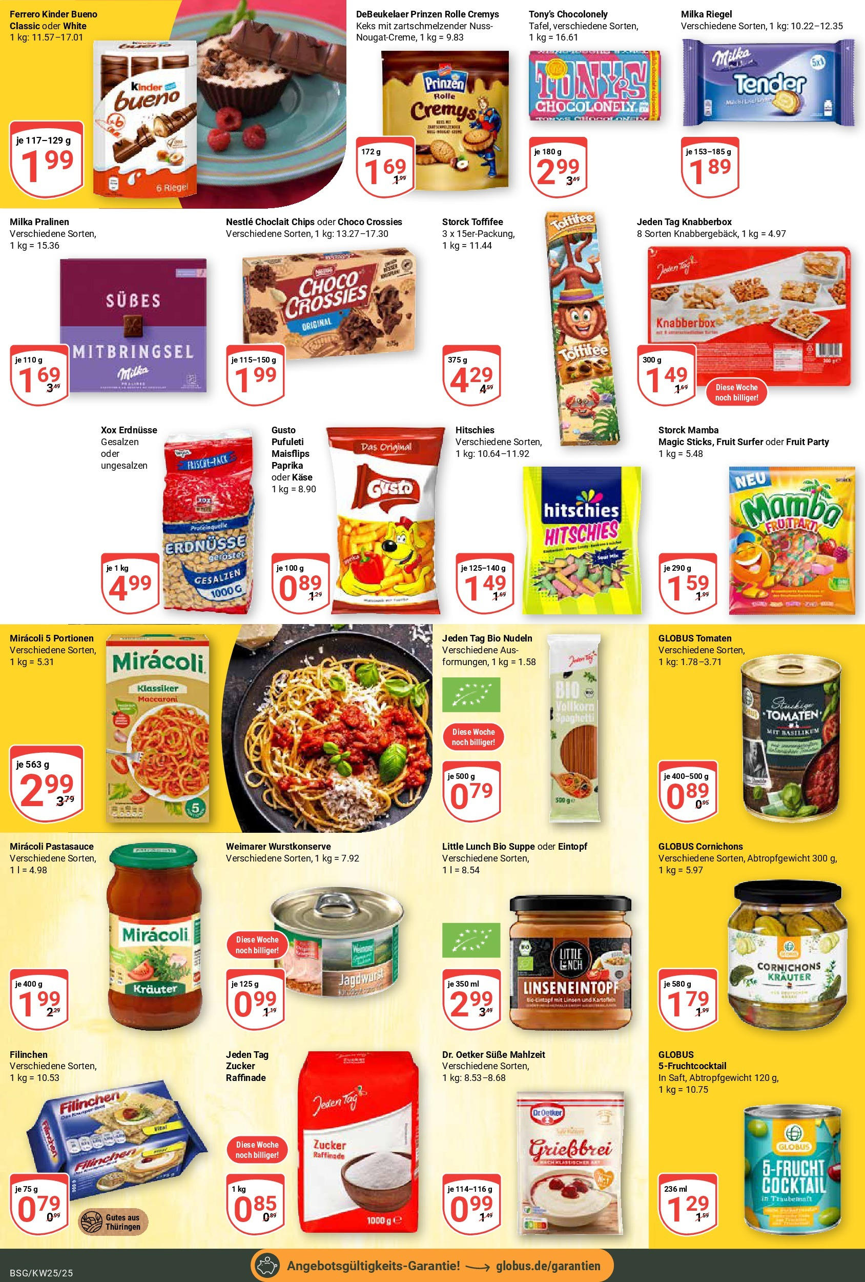 Globus prospekt Braunschweig	 (ab 15.06.2025) » Angebote online | Seite: 18 | Produkte: Milka, Paprika, Toffifee, Pasta