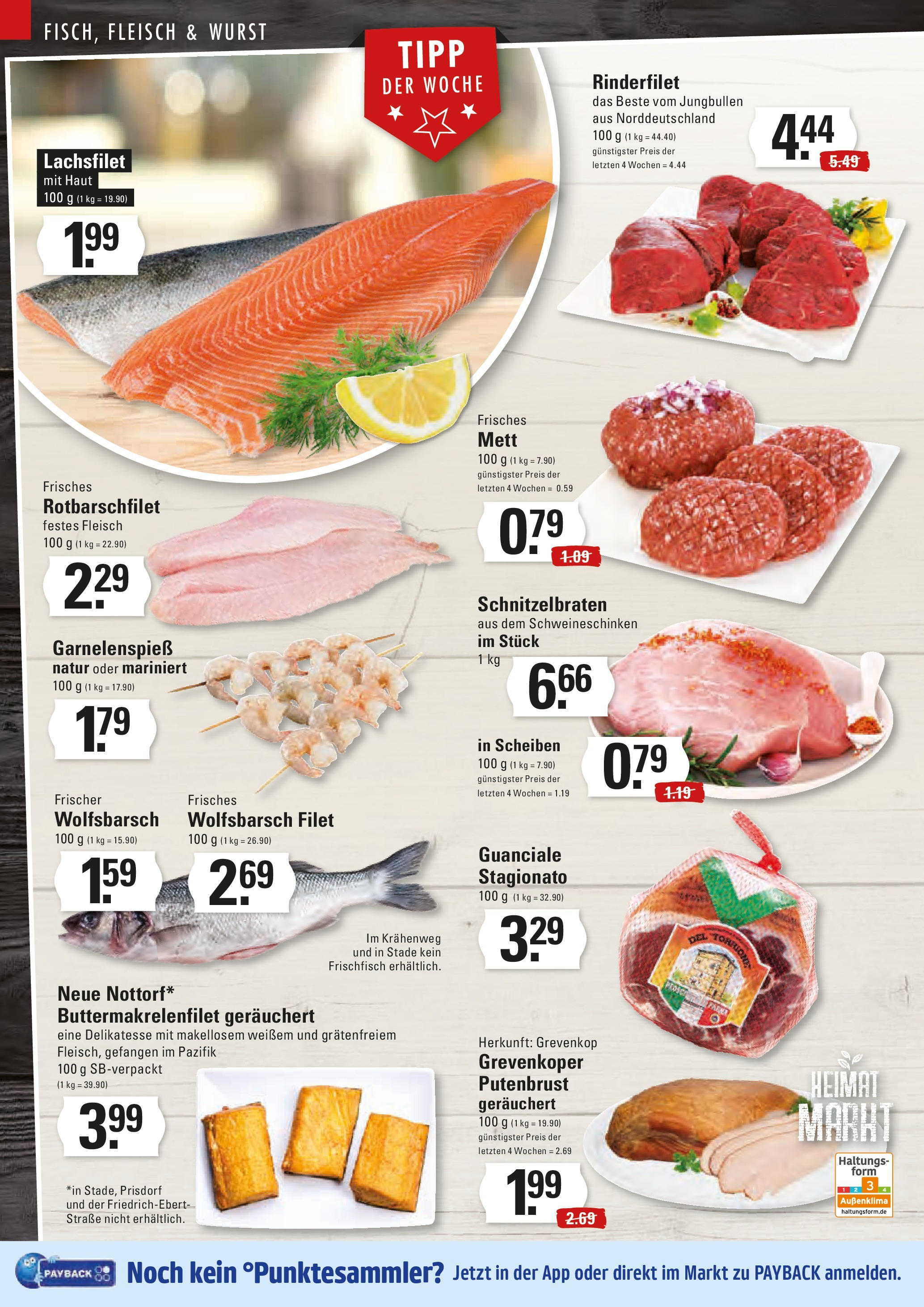 Edeka prospekt Hamburg	 (ab 15.06.2025) » Angebote Online | Seite: 4 | Produkte: Rinderfilet, Wurst, Fleisch