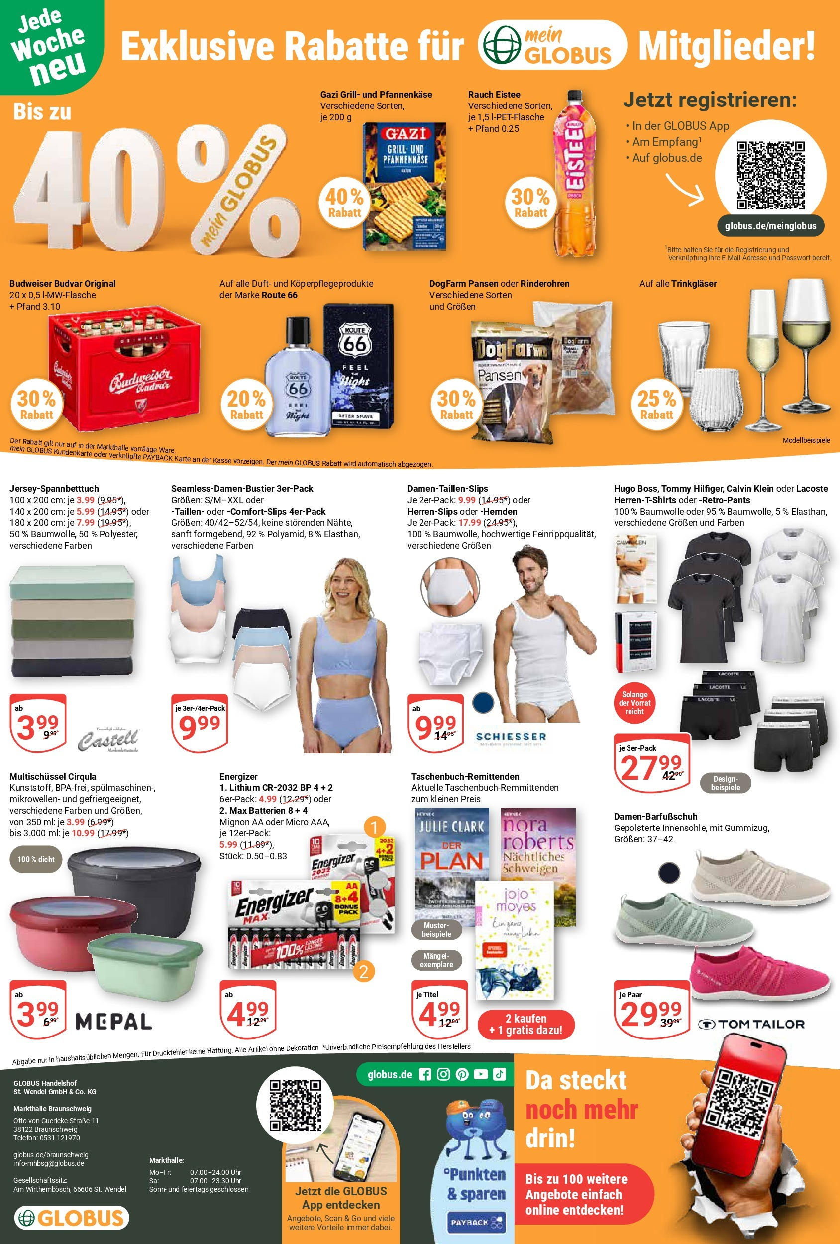 Globus prospekt Braunschweig	 (ab 15.06.2025) » Angebote online | Seite: 29 | Produkte: Batterien, Duft, Budweiser, Uhr