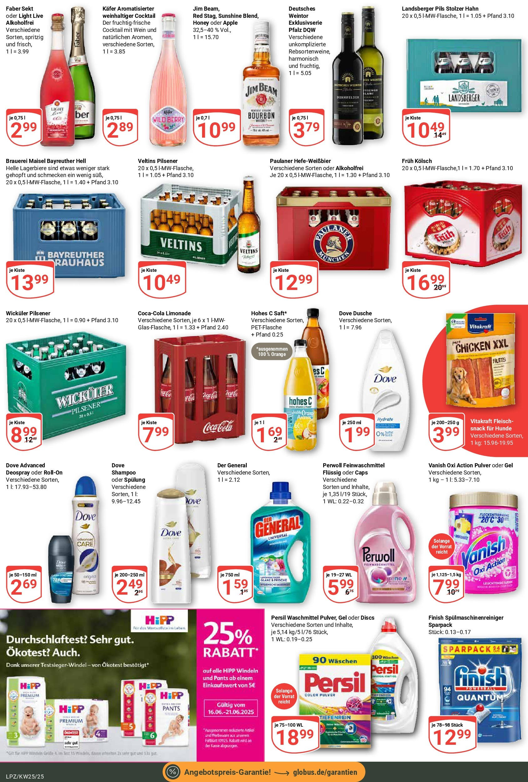 Globus prospekt Leipzig	 (ab 15.06.2025) » Angebote online | Seite: 7 | Produkte: Limonade, Spülung, Deodorant, Waschmittel