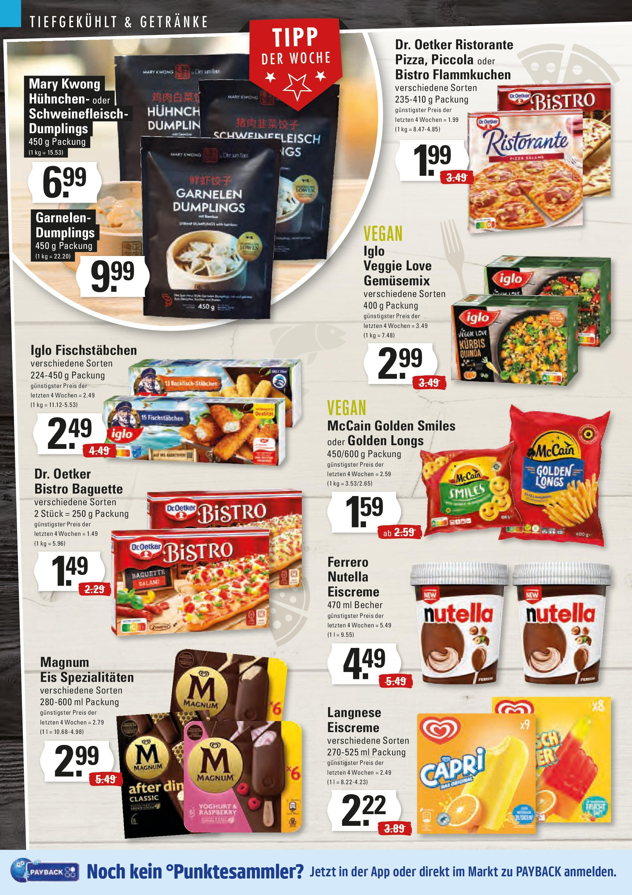 Edeka prospekt Hamburg	 (ab 15.06.2025) » Angebote Online | Seite: 8 | Produkte: Ristorante, McCain, Nutella, Fischstabchen
