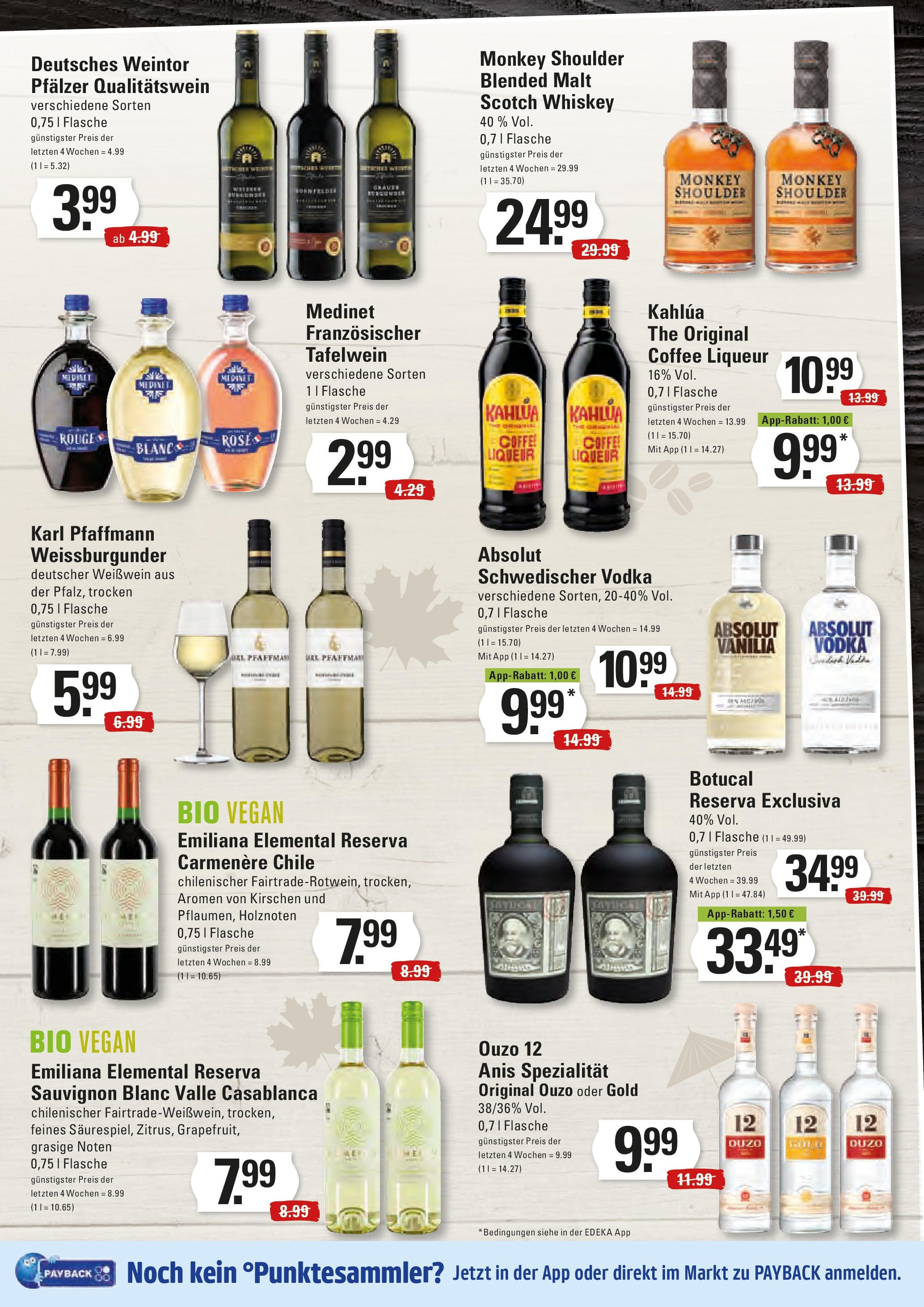 Edeka prospekt Hamburg	 (ab 15.06.2025) » Angebote Online | Seite: 9 | Produkte: Ouzo, Weißwein, Vodka, Whiskey