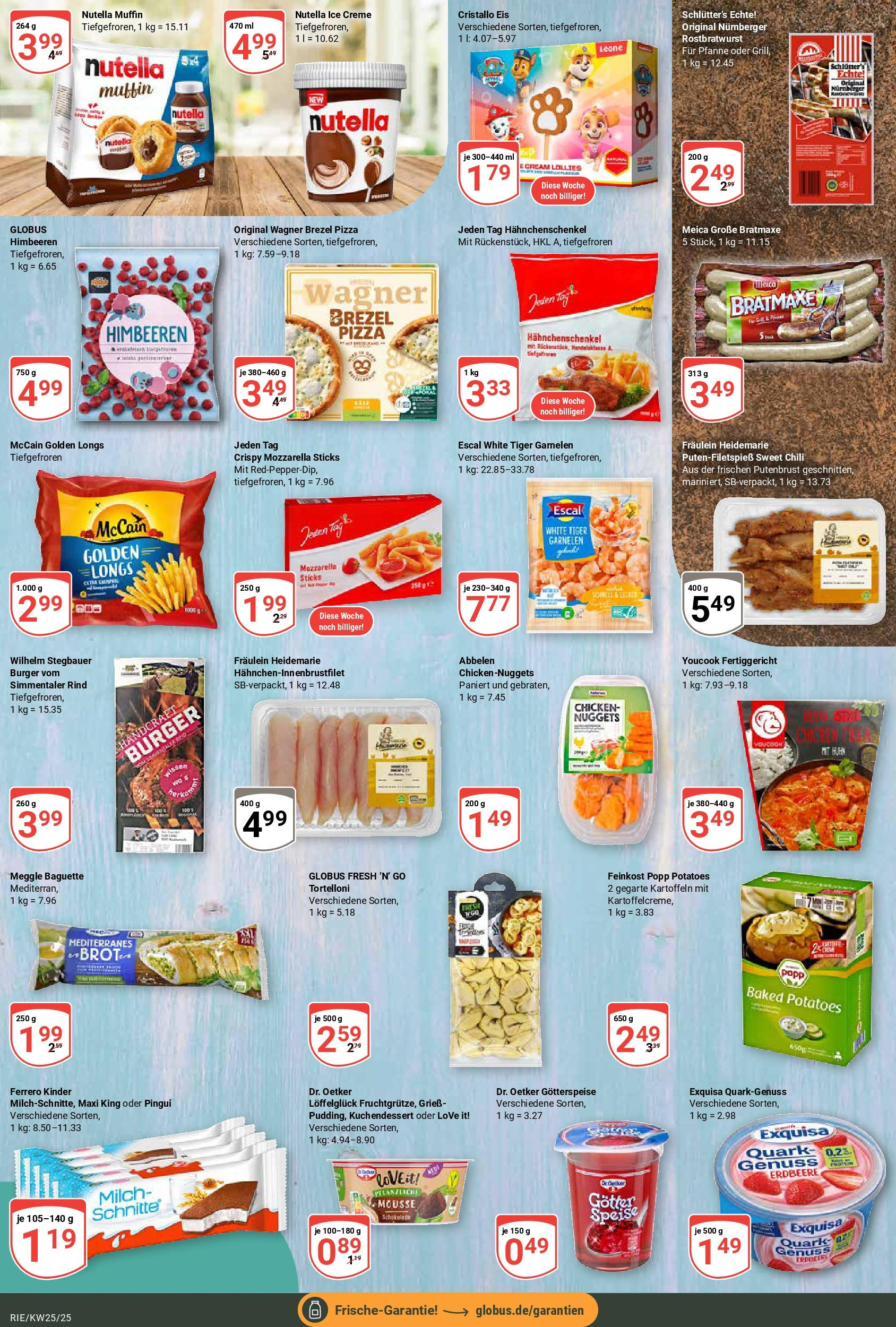 Globus prospekt Bochum-Riemke	 (ab 15.06.2025) » Angebote online | Seite: 7 | Produkte: Garnelen, Chili, Pizza, Eis