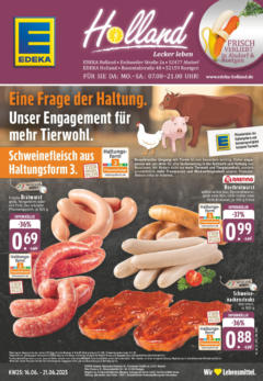 Vorschau von dem Prospekt des Geschäftes Edeka, gültig ab dem 15.06.2025