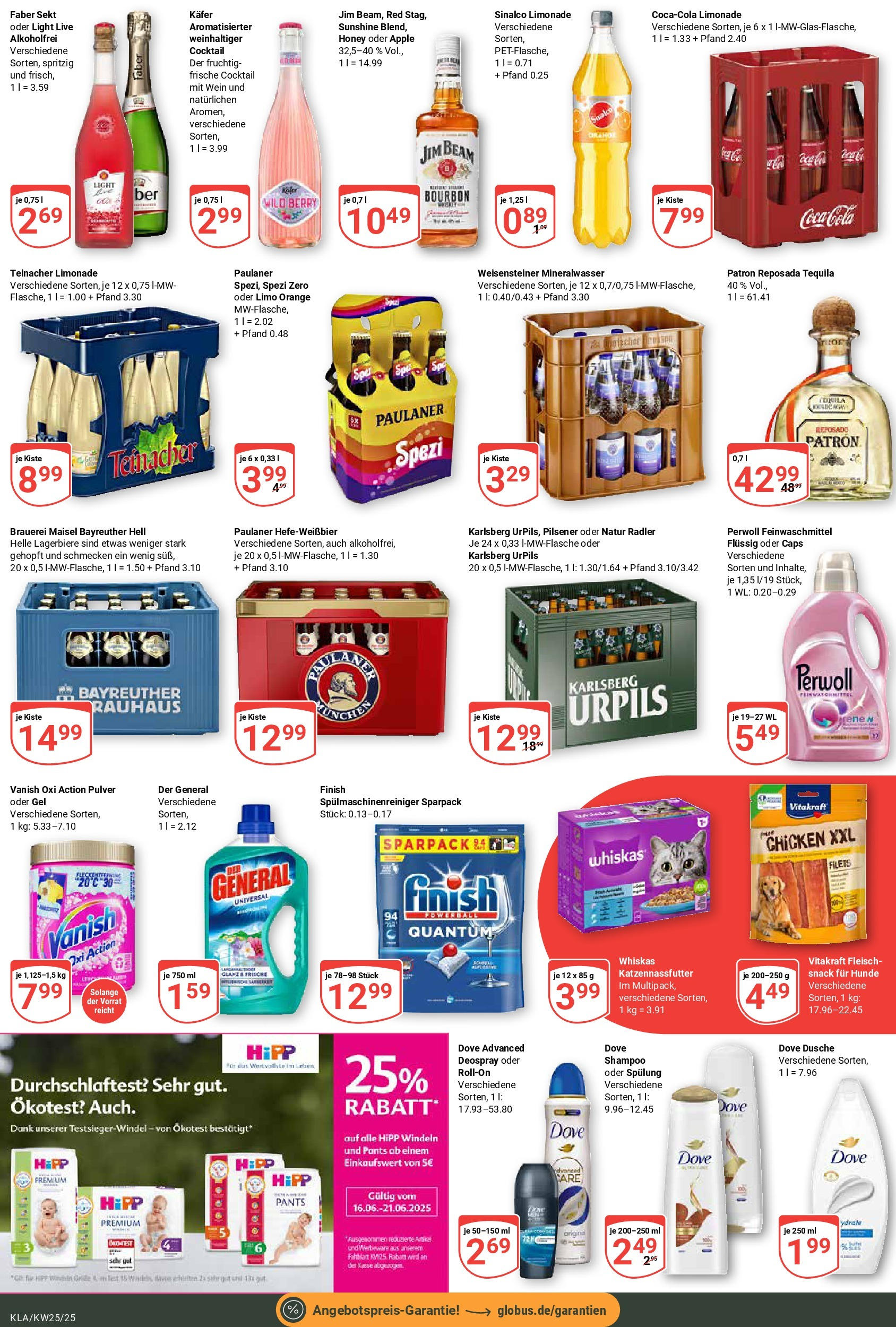 Globus prospekt Kaiserslautern	 (ab 15.06.2025) » Angebote online | Seite: 3 | Produkte: Mineralwasser, Deodorant, Radler, Deospray