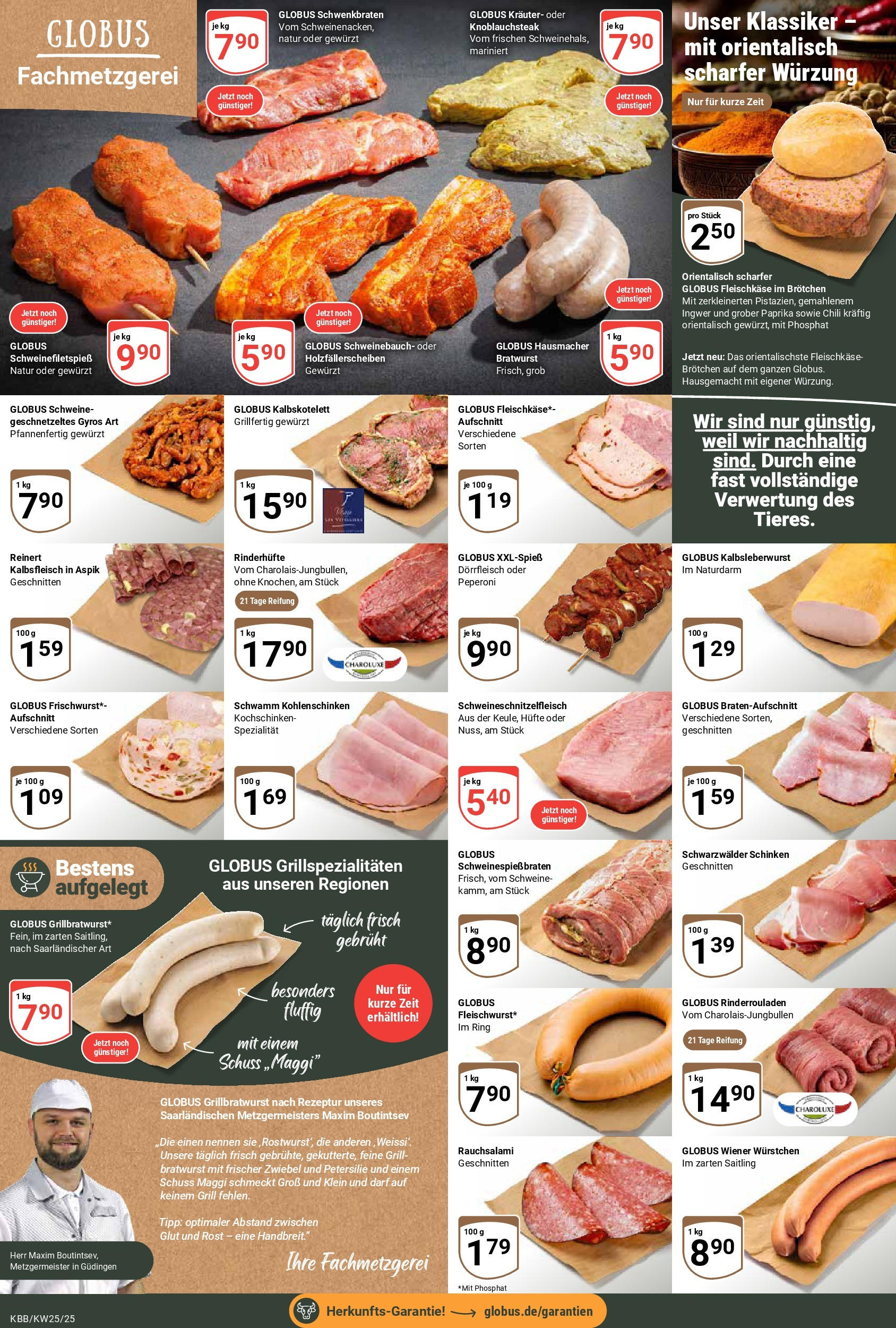 Globus prospekt Koblenz-Bubenheim	 (ab 15.06.2025) » Angebote online | Seite: 7 | Produkte: Grill, Chili, Petersilie, Salami