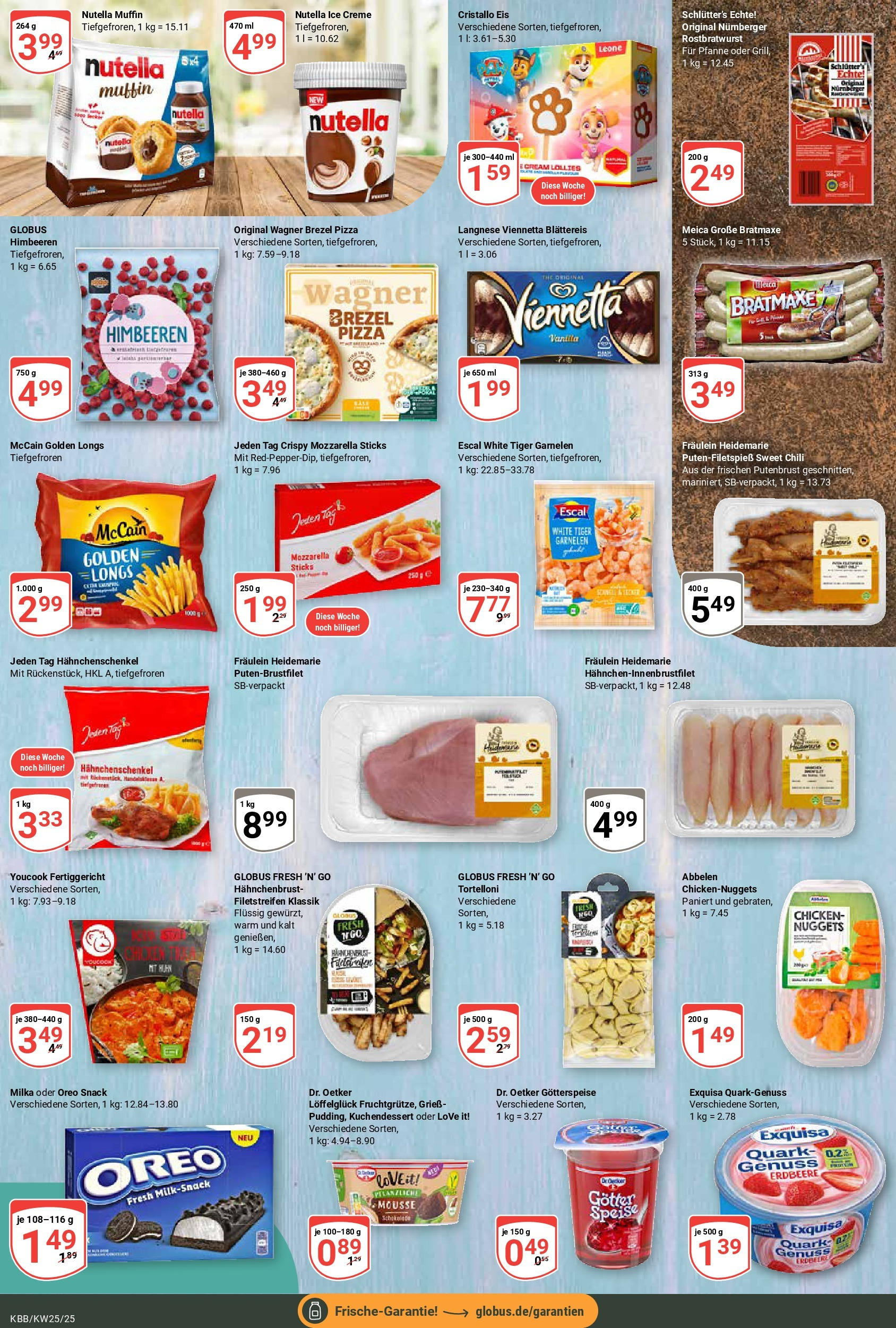 Globus prospekt Koblenz-Bubenheim	 (ab 15.06.2025) » Angebote online | Seite: 9 | Produkte: Youcook, Hahnchenschenkel, Nutella, Tiger garnelen
