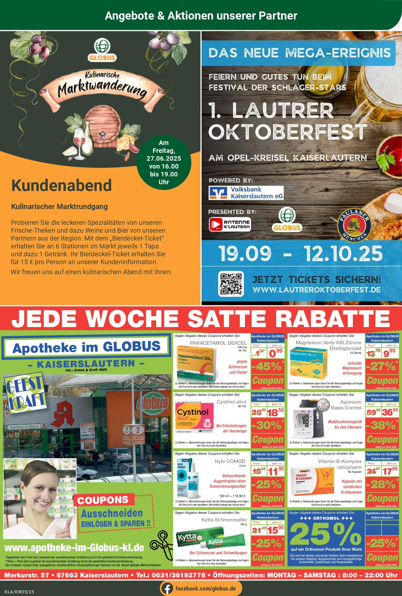 Globus prospekt Kaiserslautern	 (ab 15.06.2025) » Angebote online | Seite: 17 | Produkte: Bier, Zitrone, Antenne, Monitor