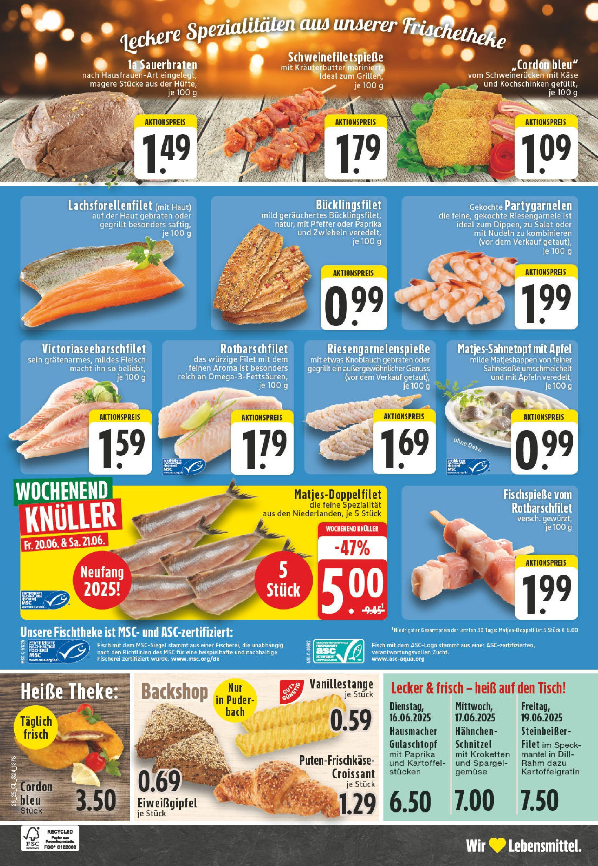 Edeka prospekt Puderbach	 (ab 15.06.2025) » Angebote Online | Seite: 24 | Produkte: Theke, Schnitzel, Gemüse, Knoblauch