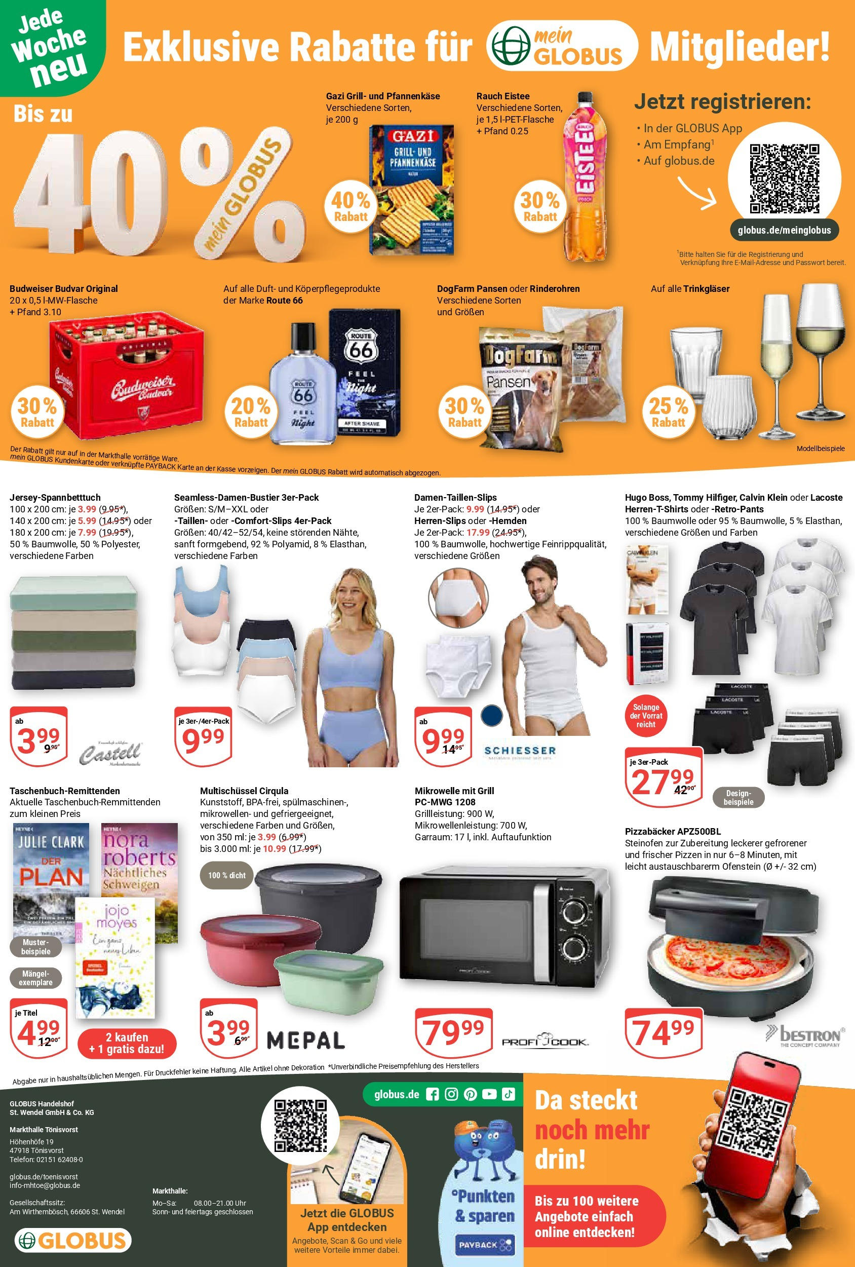 Globus prospekt Tönisvorst	 (ab 15.06.2025) » Angebote online | Seite: 18 | Produkte: Grill, Duft, Budweiser, Uhr