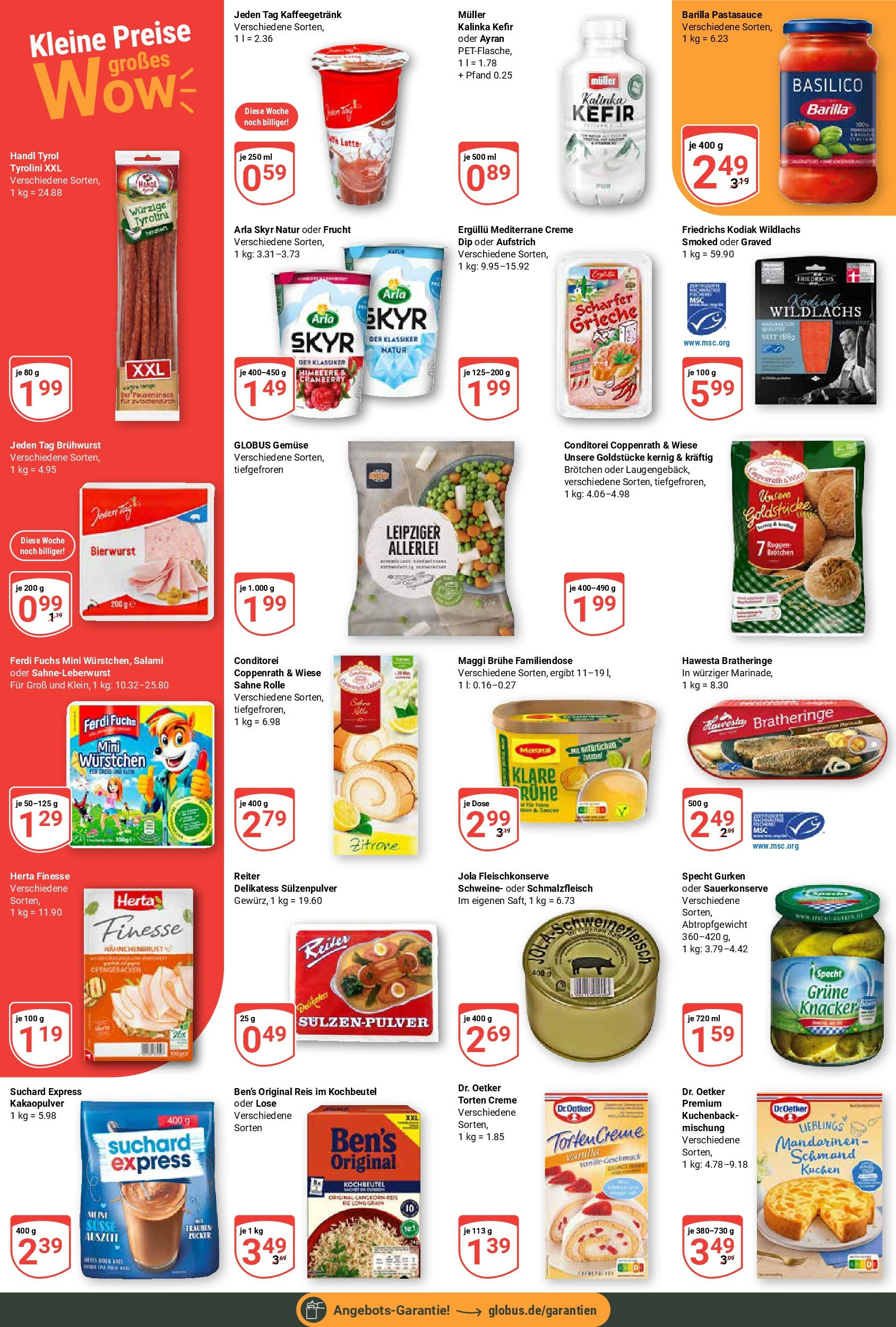 Globus prospekt Neutraubling	 (ab 15.06.2025) » Angebote online | Seite: 3 | Produkte: Maggi, Barilla, Mandarinen, Sahne