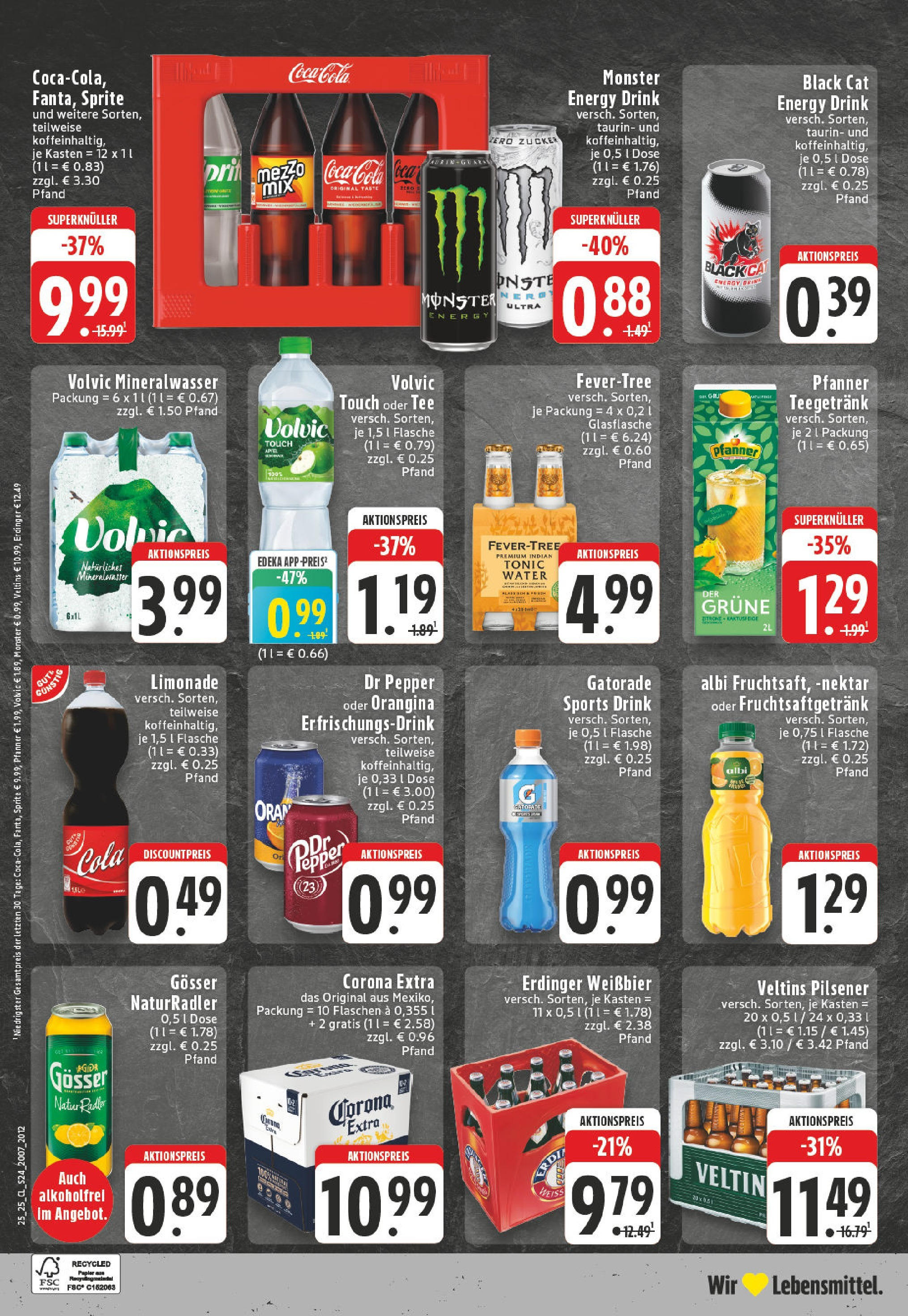 Edeka prospekt Krefeld	 (ab 15.06.2025) » Angebote Online | Seite: 24 | Produkte: Cola, Energy, Zitrone, Tee
