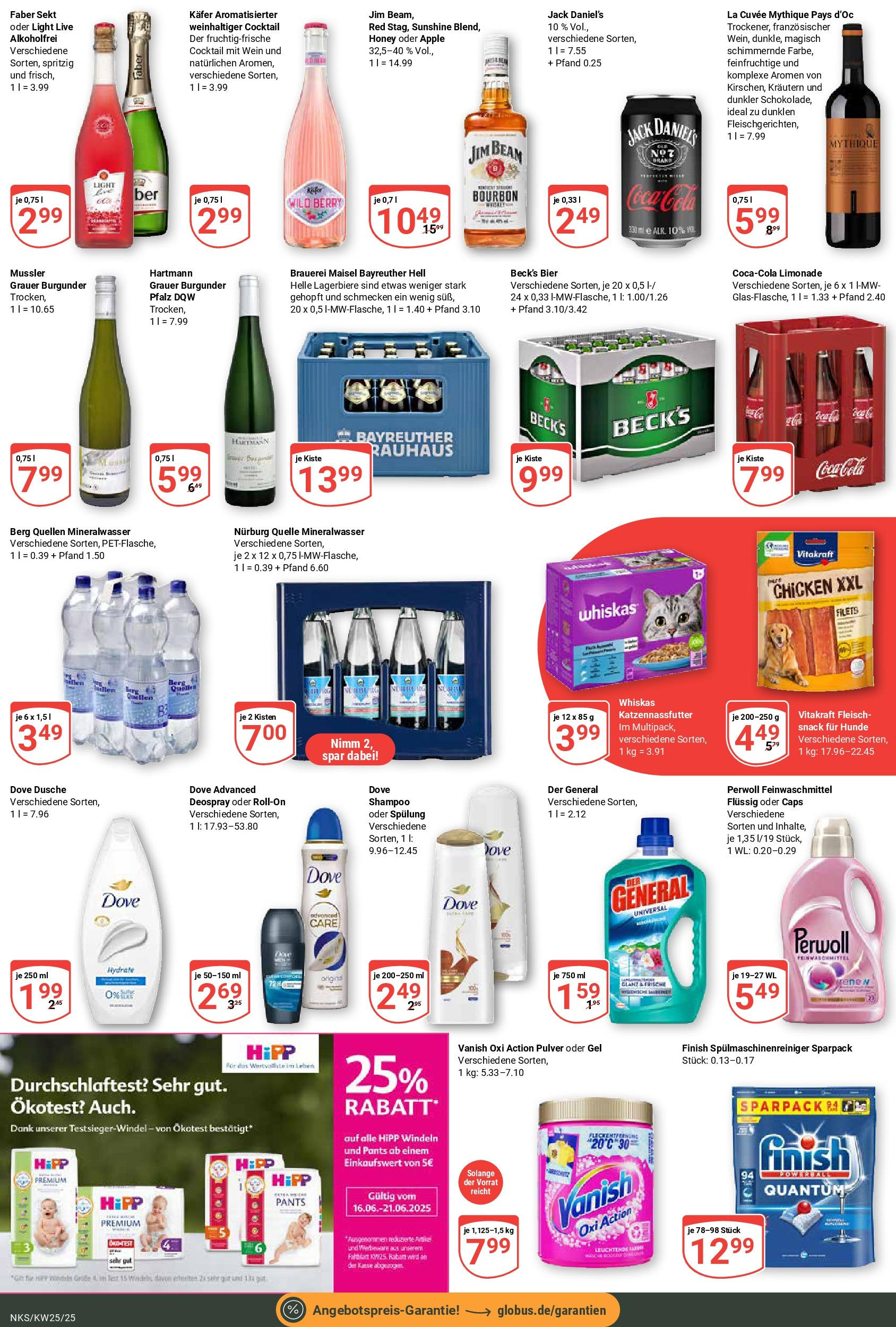 Globus prospekt Neunkirchen	 (ab 15.06.2025) » Angebote online | Seite: 5 | Produkte: Coca cola, Jack Daniel's, Shampoo, Deodorant