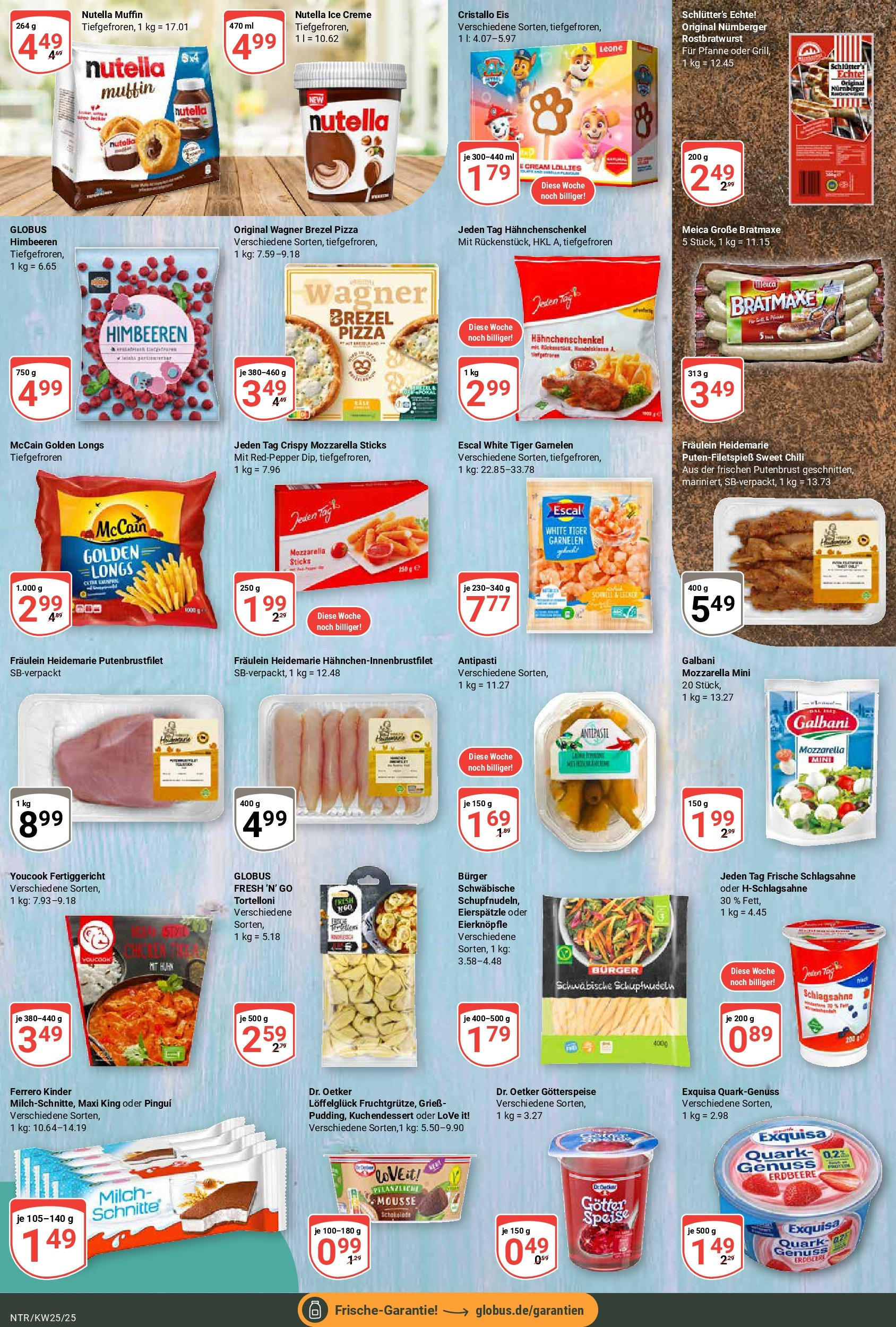 Globus prospekt Neutraubling	 (ab 15.06.2025) » Angebote online | Seite: 10 | Produkte: Quark, McCain, Creme, Tiger garnelen