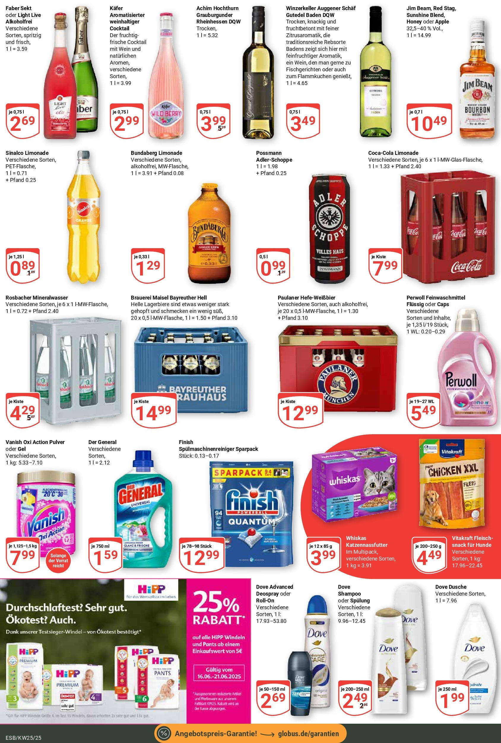 Globus prospekt Eschborn	 (ab 15.06.2025) » Angebote online | Seite: 3 | Produkte: Deodorant, Fleisch, Whiskey, Whiskas