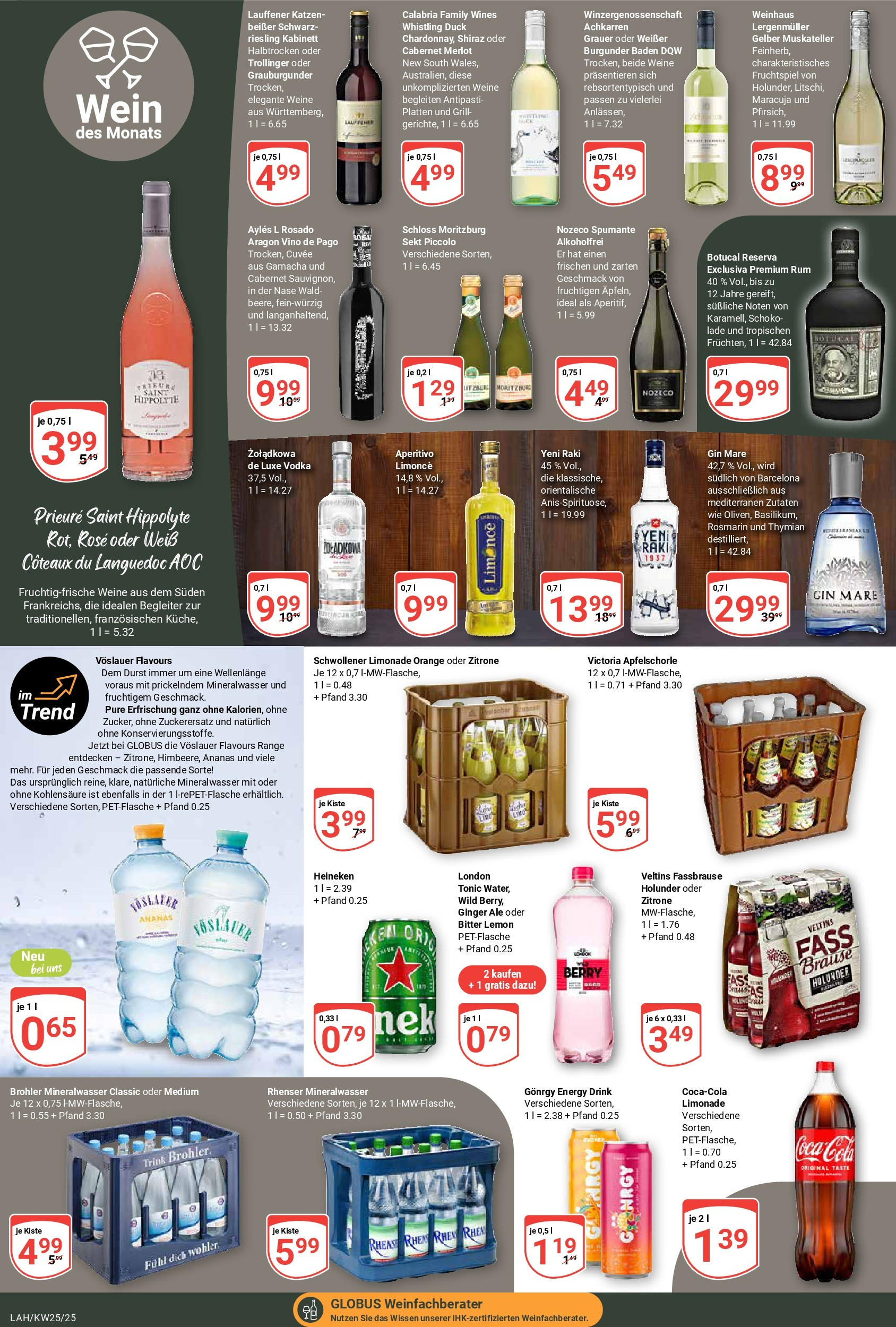 Globus prospekt Lahnstein	 (ab 15.06.2025) » Angebote online | Seite: 15 | Produkte: Sekt, Apple, Heineken, Fassbrause
