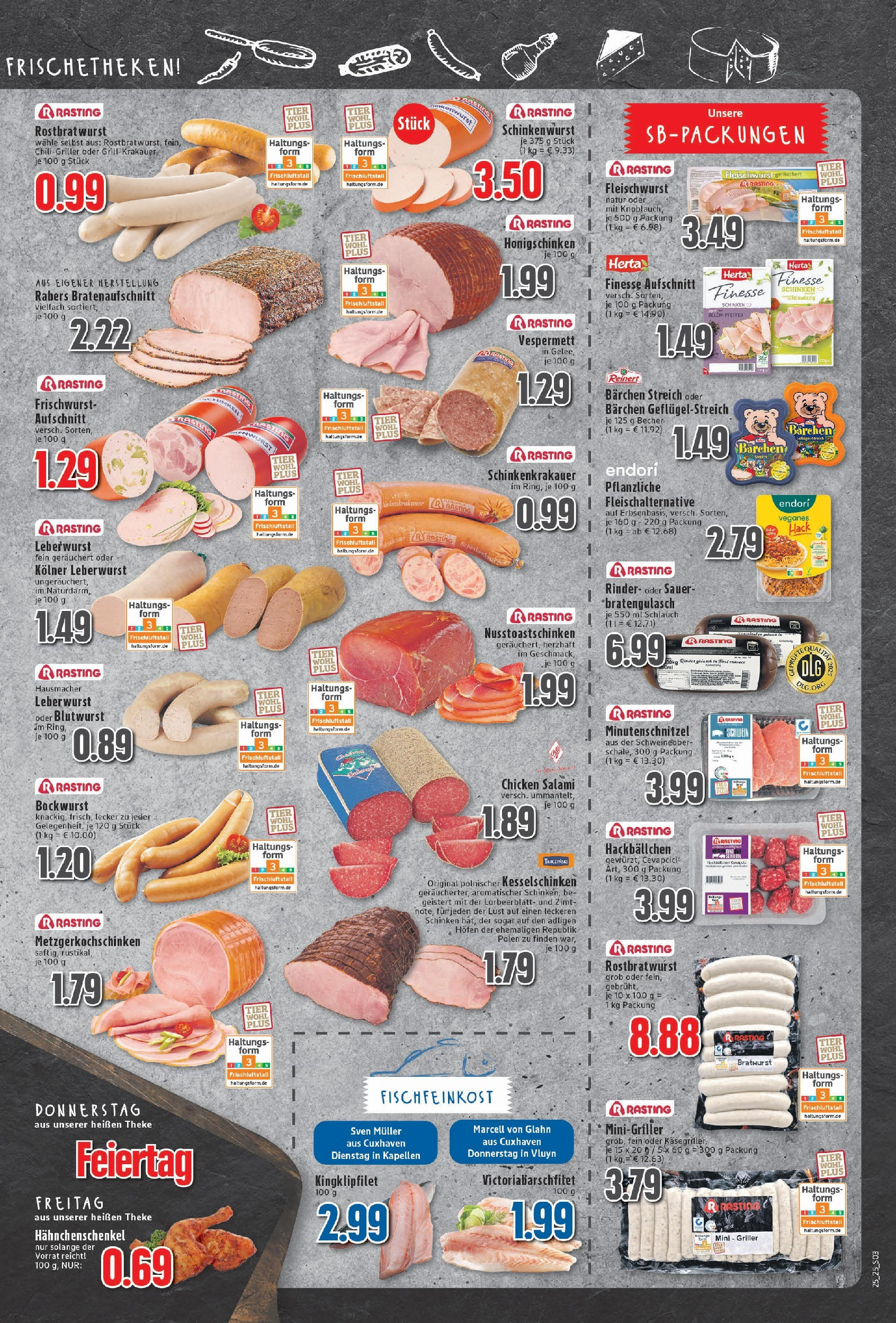 Edeka prospekt Neukirchen-Vluyn	 (ab 15.06.2025) » Angebote Online | Seite: 3 | Produkte: Theke, Bratwurst, Cevapcici, Salami