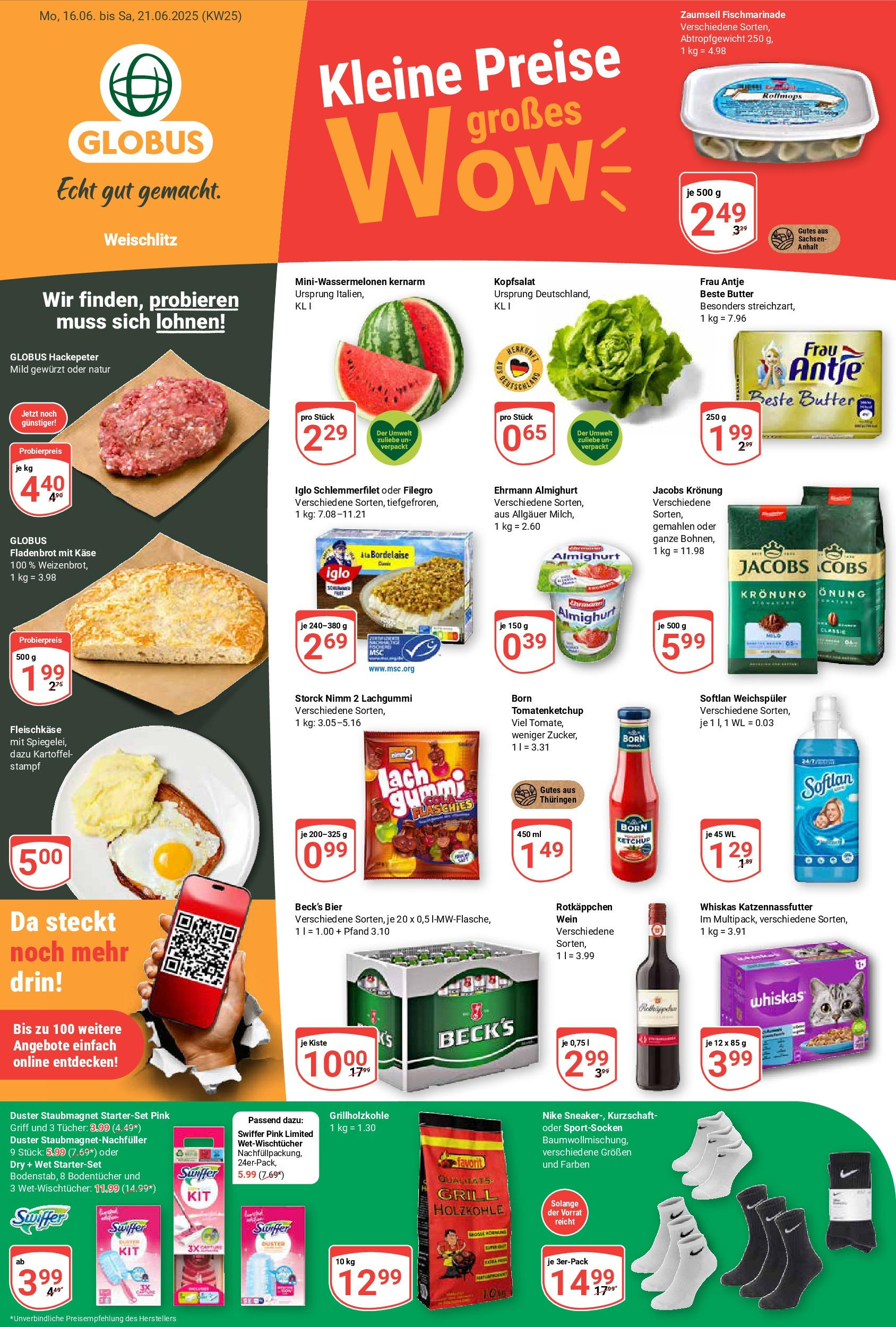 Globus prospekt Weischlitz	 (ab 15.06.2025) » Angebote online | Seite: 3 | Produkte: Grill, Rotkäppchen, Swiffer, Ketchup