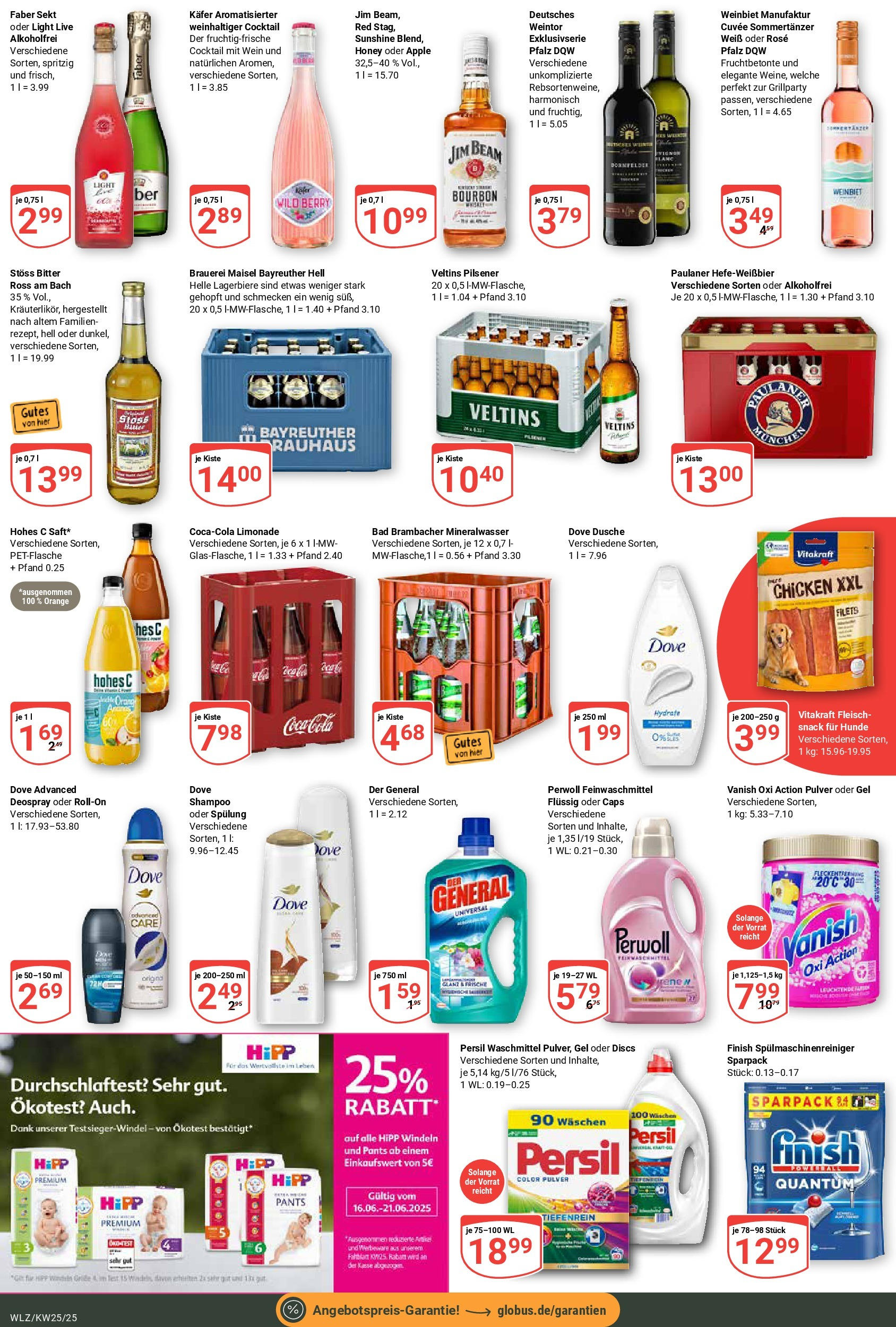 Globus prospekt Weischlitz	 (ab 15.06.2025) » Angebote online | Seite: 5 | Produkte: Jim beam, Finish, Apple, Fleisch