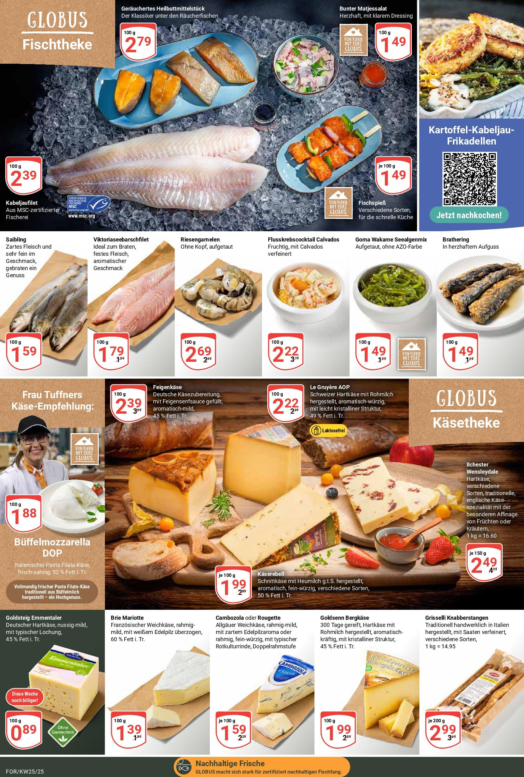 Globus prospekt Forchheim	 (ab 15.06.2025) » Angebote online | Seite: 9 | Produkte: Käse, Mozzarella, Pasta, Fleisch